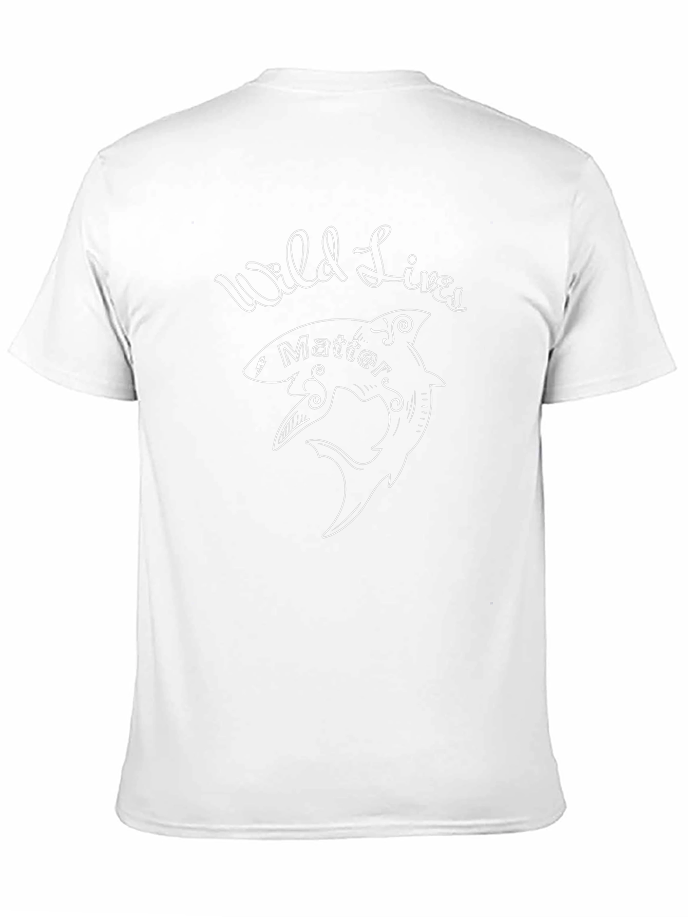 Wild Lives Matter Graphic Tee - Shark Design
