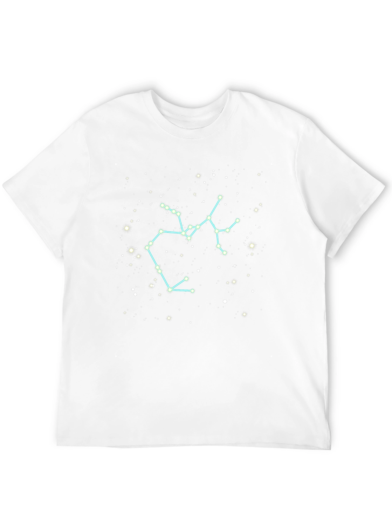 Sagittarius Constellation Graphic Tee - Black