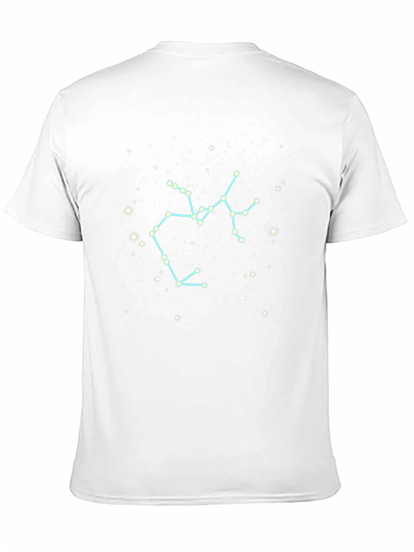 Sagittarius Constellation Graphic Tee - Black