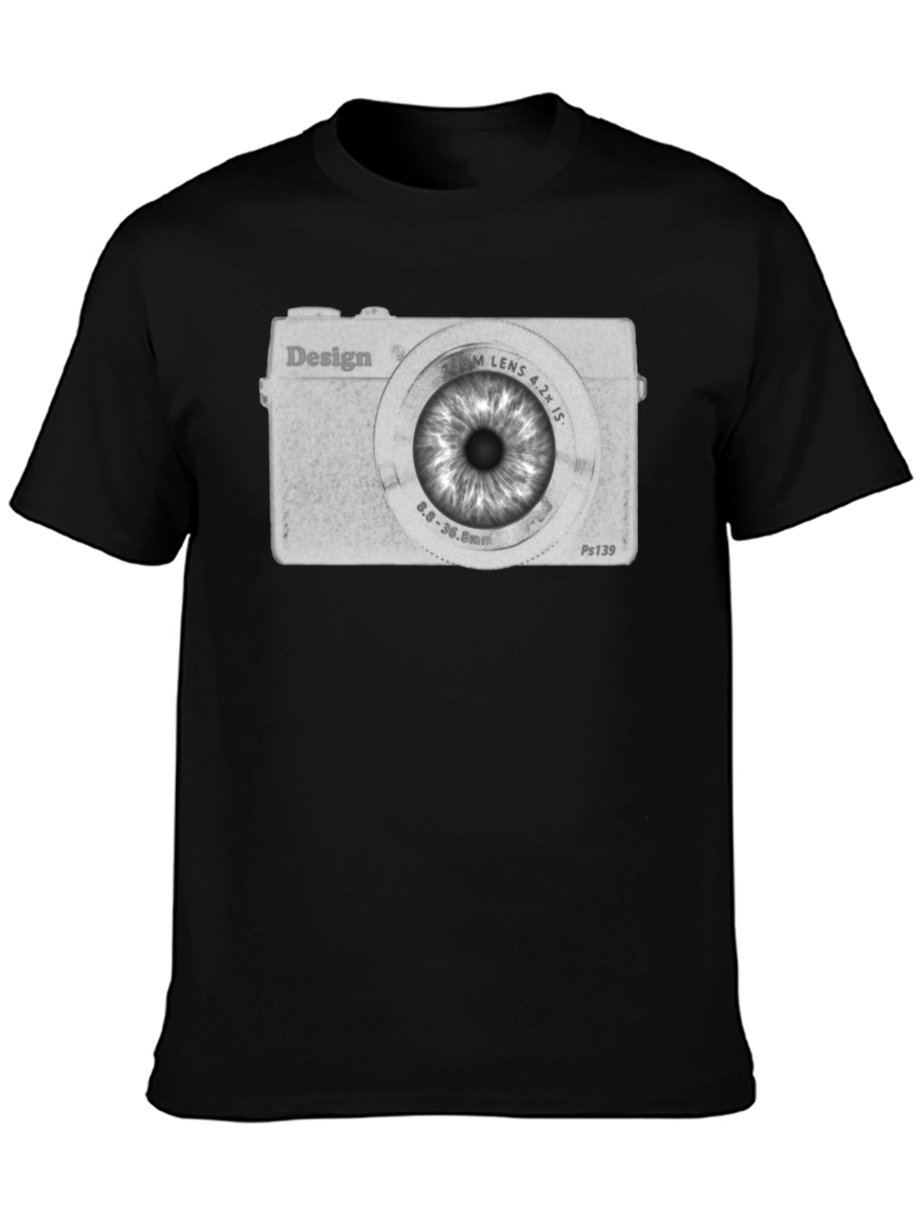 Eye Camera Graphic Tee - Unique Design T-Shirt