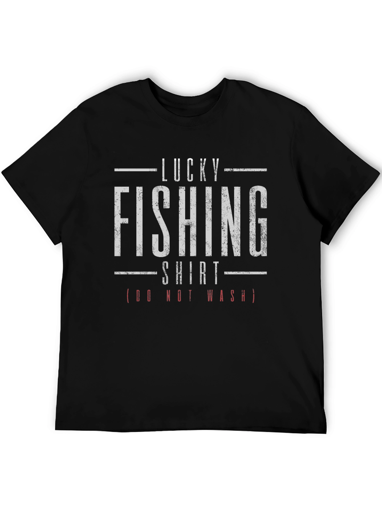 Lucky Fishing Shirt - Novelty Graphic Tee