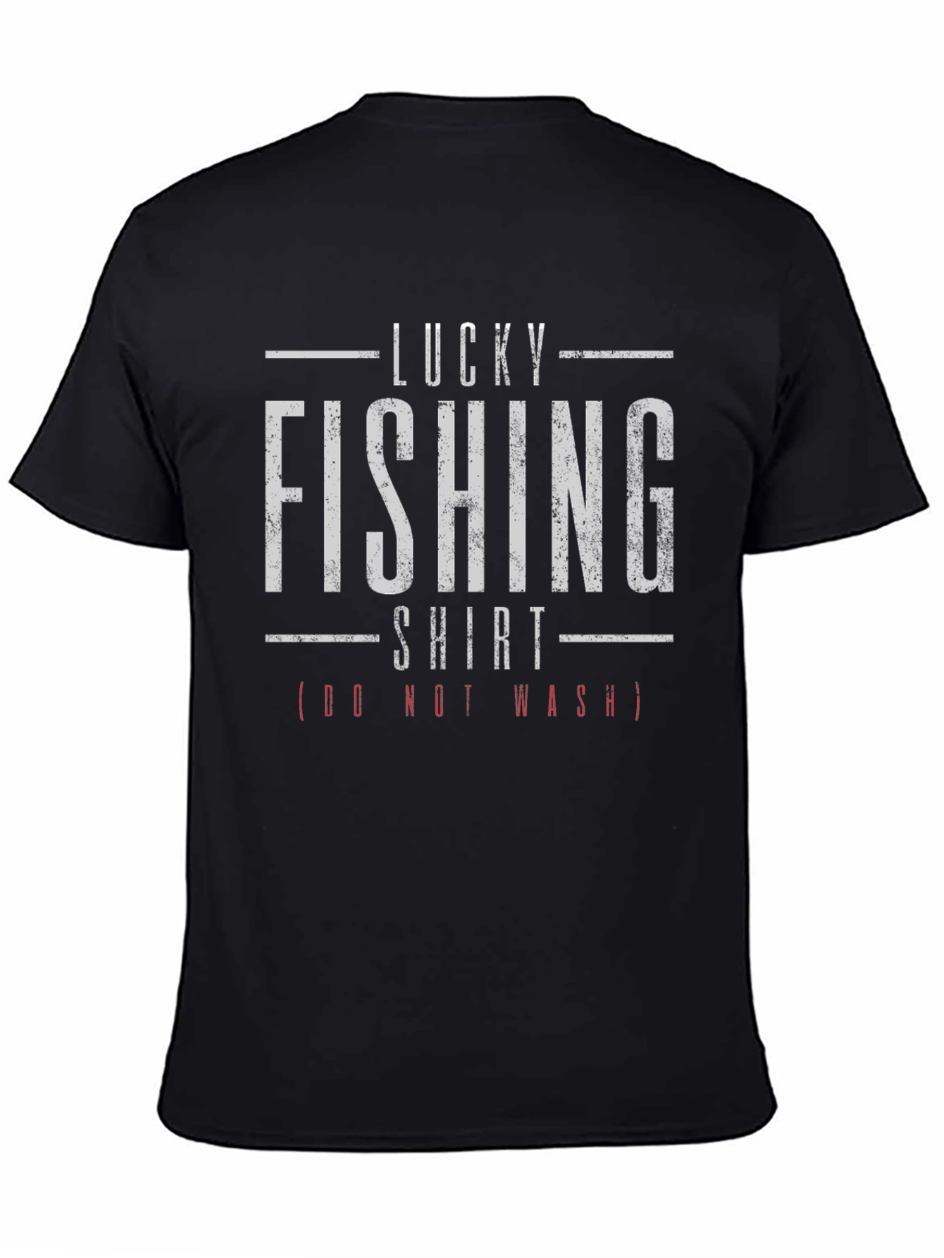 Lucky Fishing Shirt - Novelty Graphic Tee