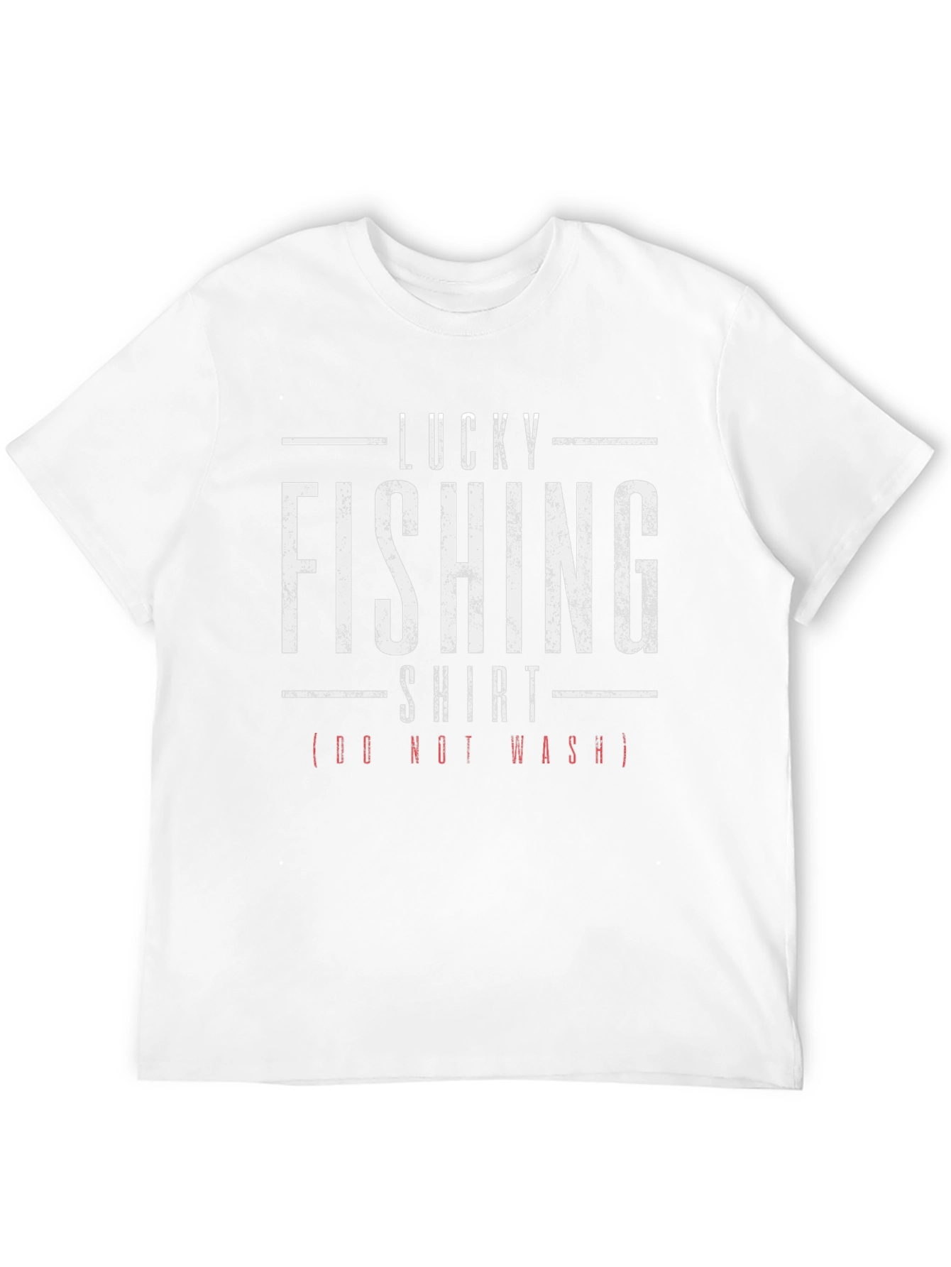 Lucky Fishing Shirt - Novelty Graphic Tee