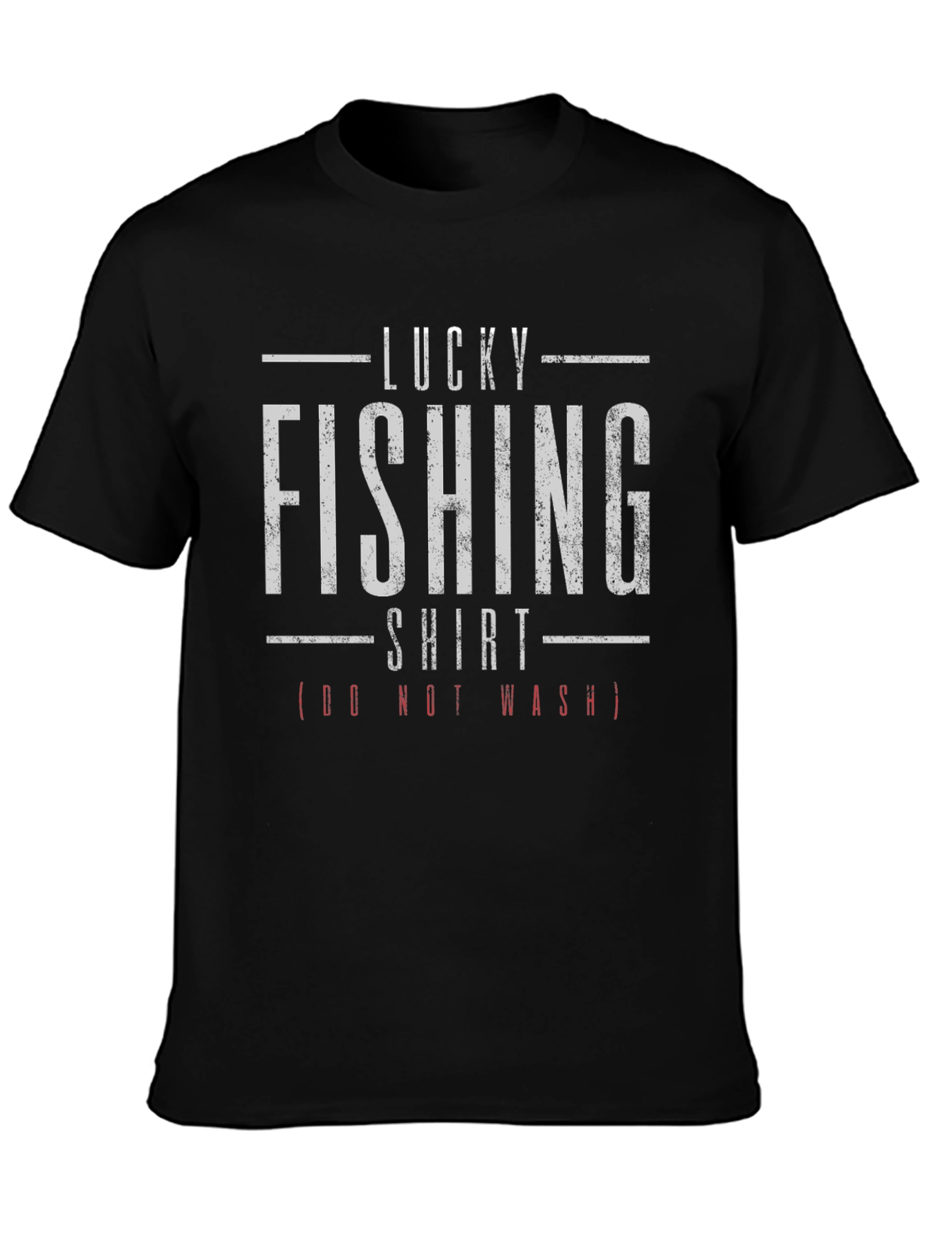 Lucky Fishing Shirt - Novelty Graphic Tee