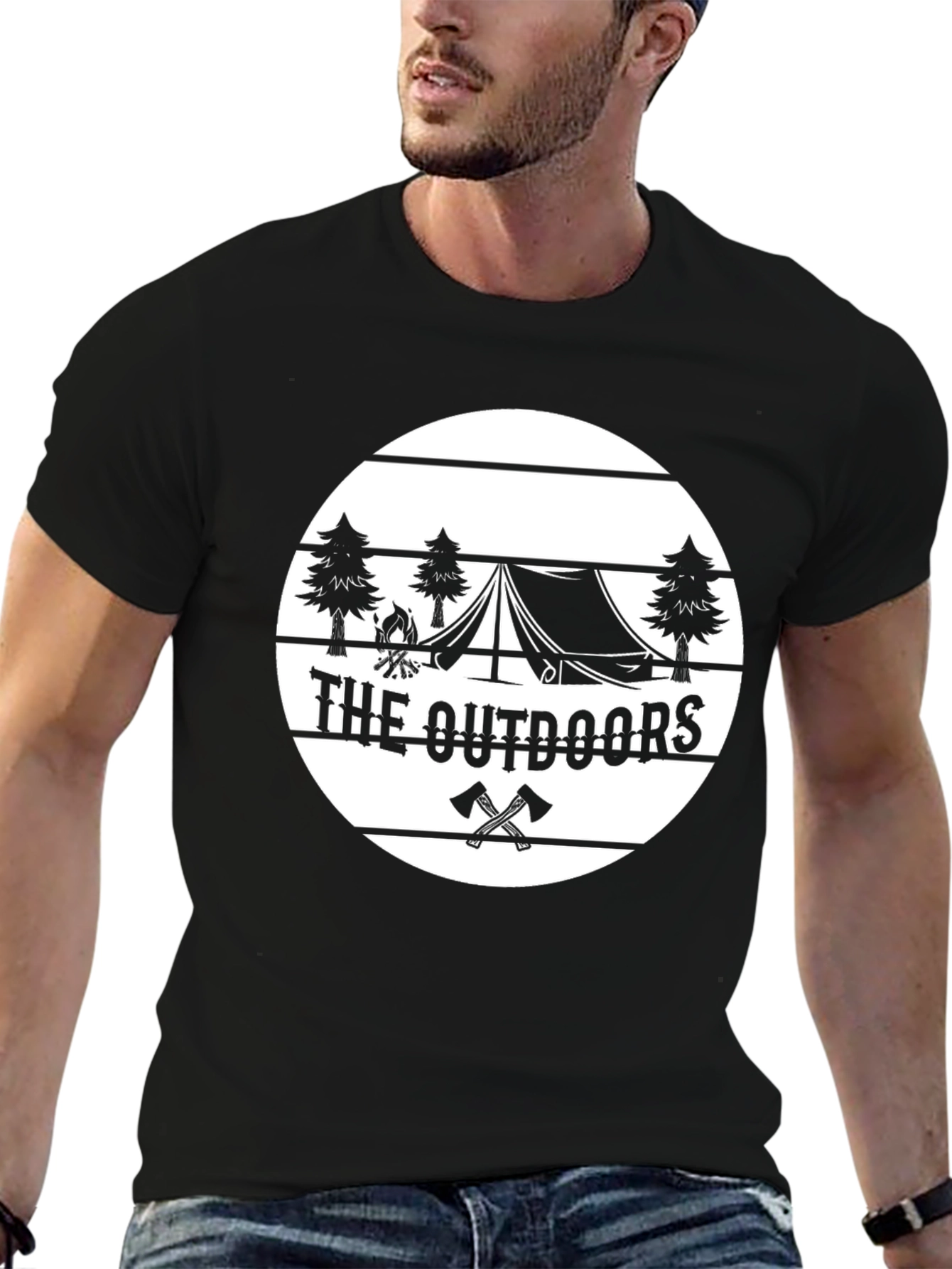 The Outdoors Camping Graphic T-Shirt