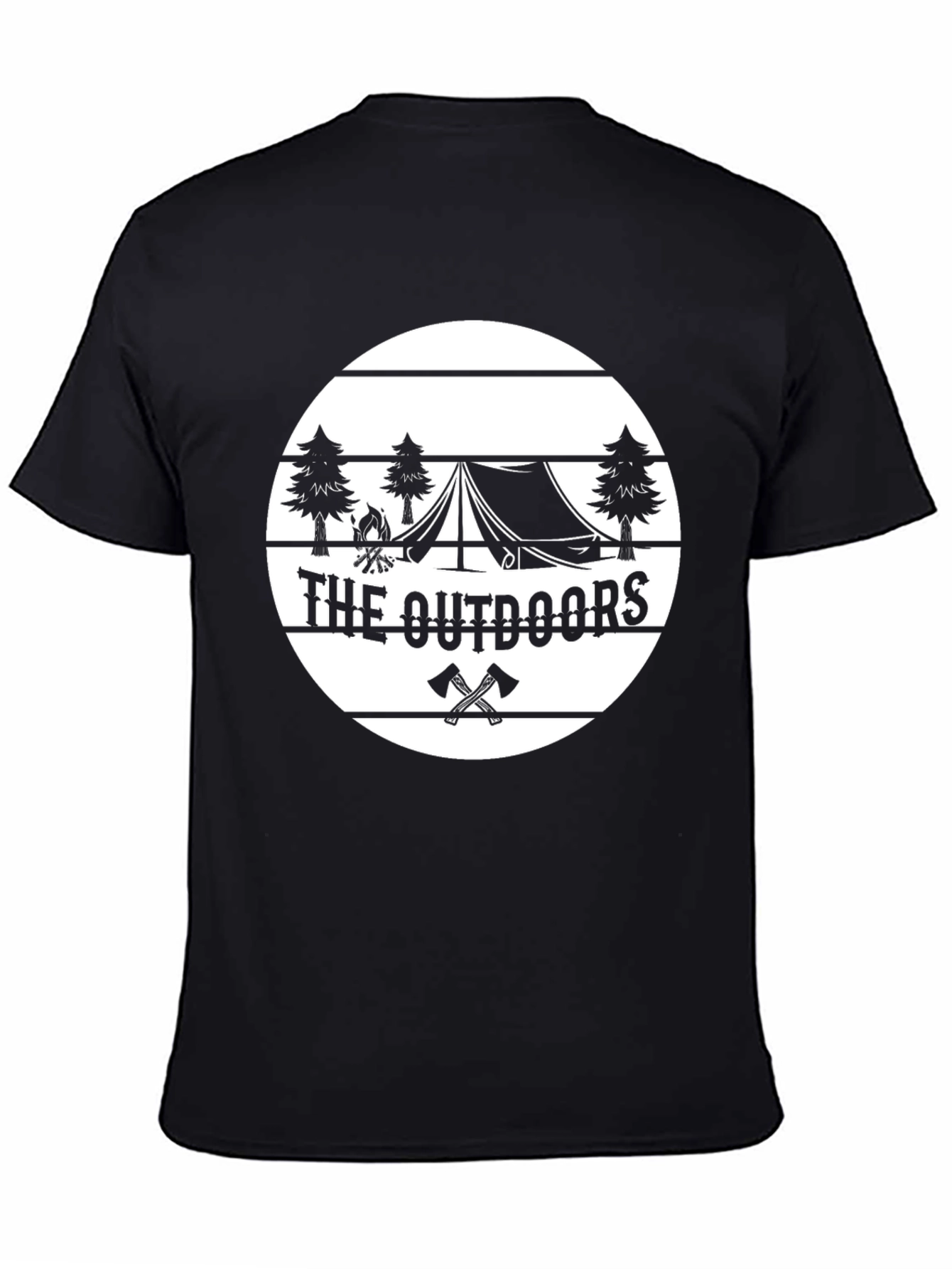 The Outdoors Camping Graphic T-Shirt