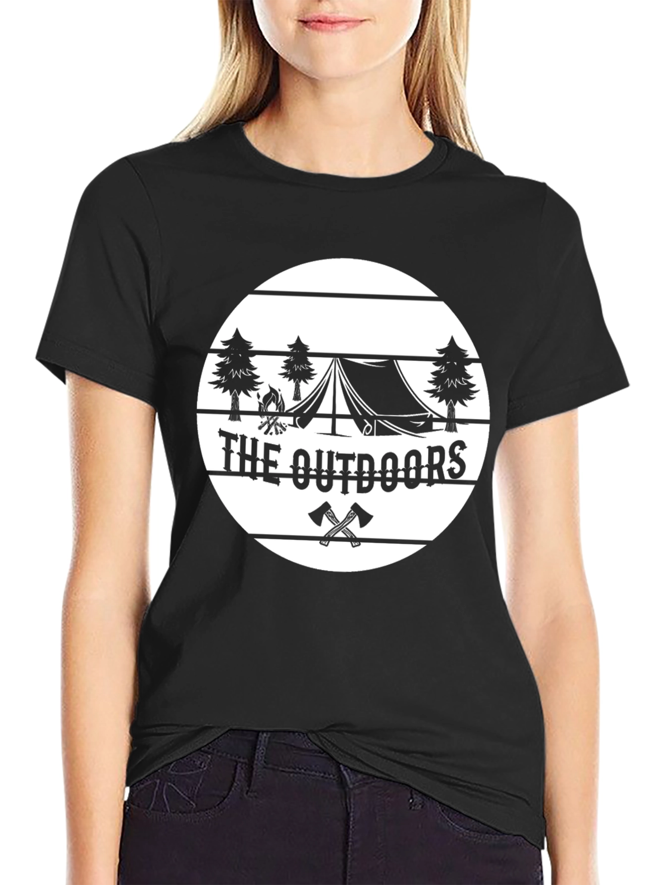The Outdoors Camping Graphic T-Shirt