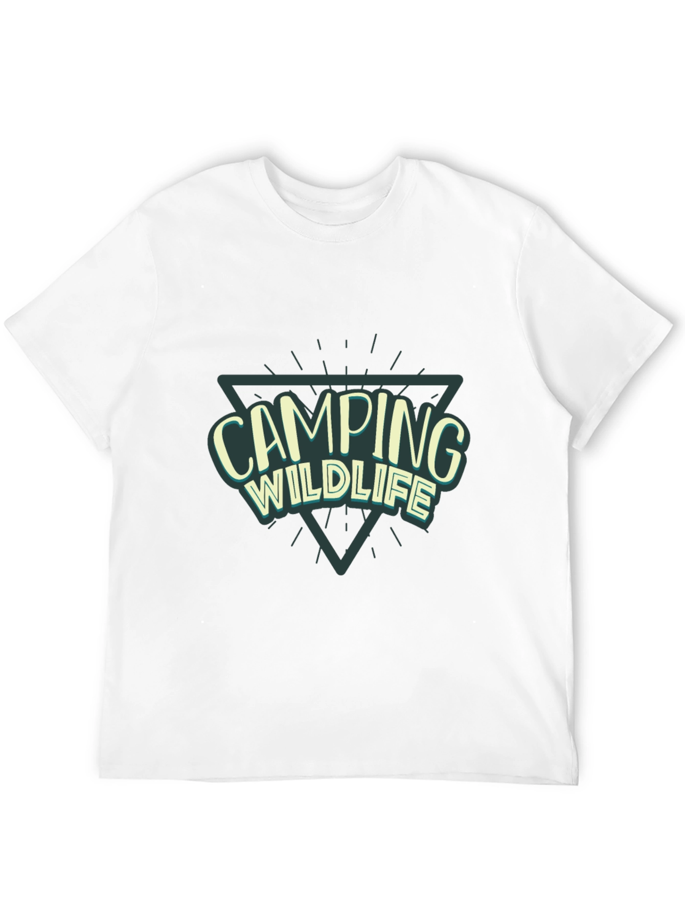 Camping Wildlife Graphic Tee - Black