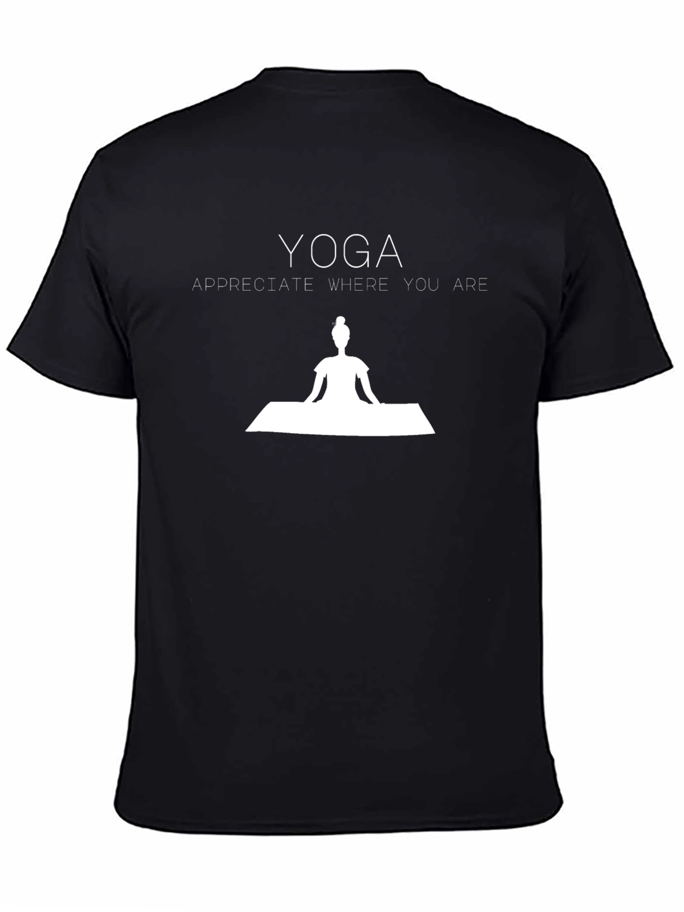 Yoga Meditation Graphic Tee - Relaxed Fit