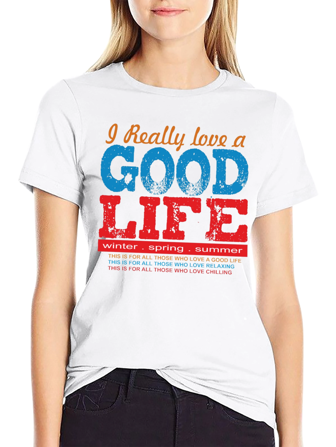 Good Life Graphic Tee - Relax & Chill T-Shirt