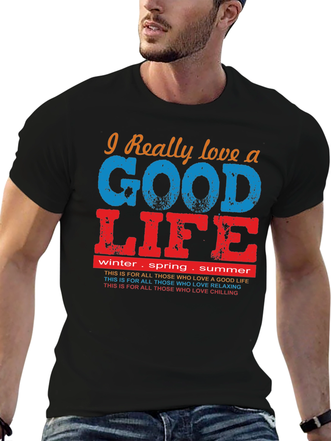 Good Life Graphic Tee - Relax & Chill T-Shirt