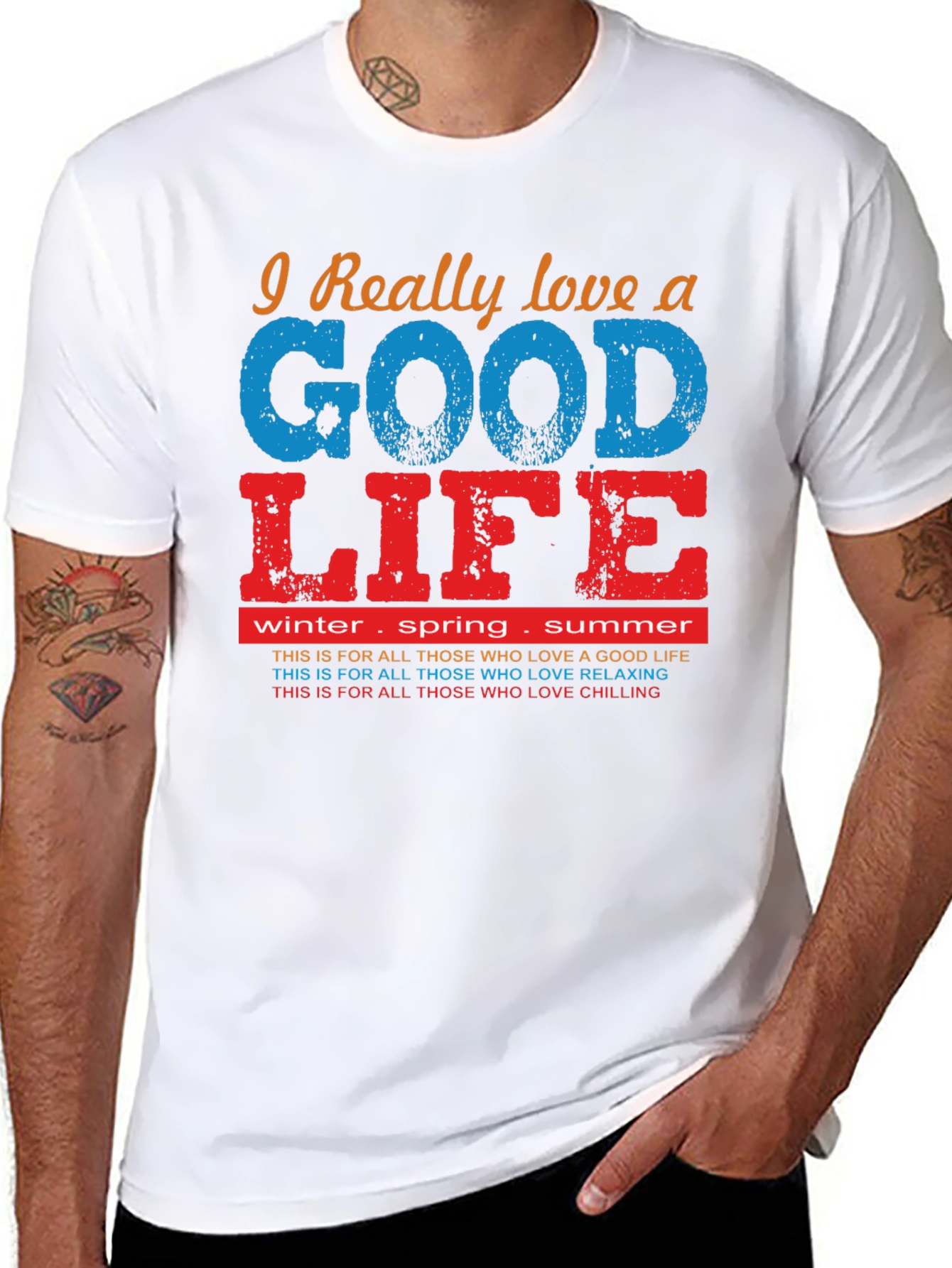 Good Life Graphic Tee - Relax & Chill T-Shirt