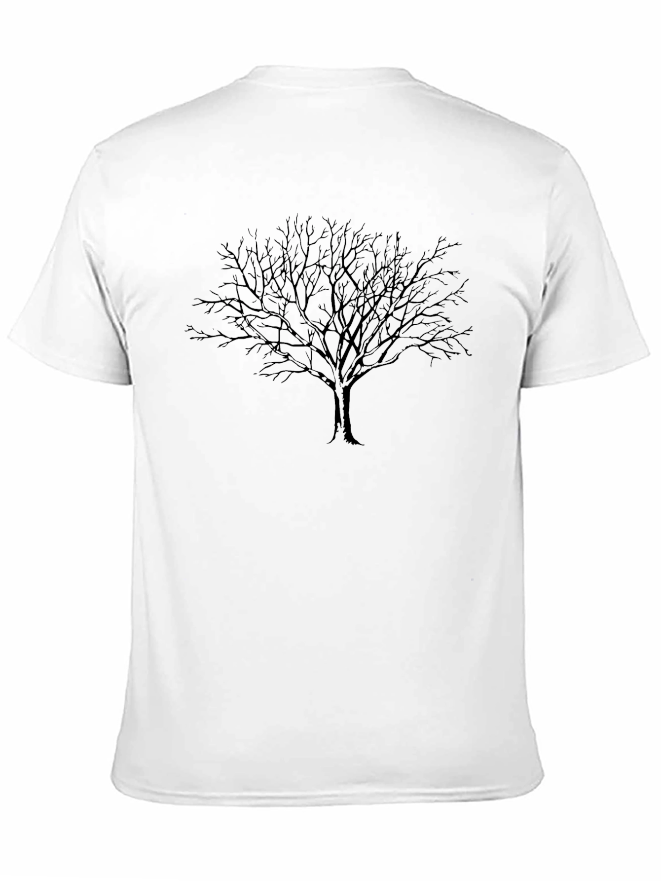Mens Black Tree Graphic Tee