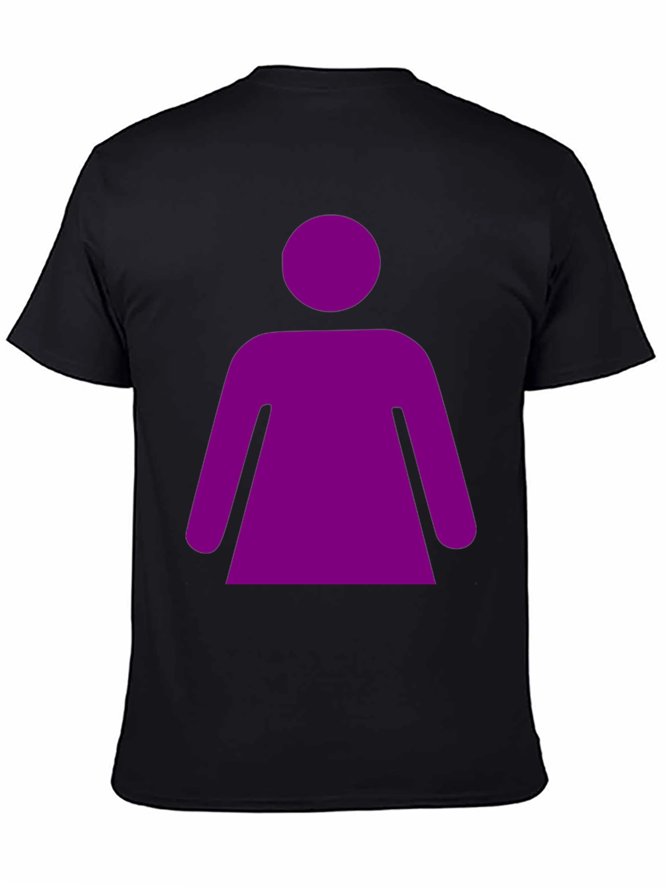 Purple Woman Graphic Tee - Black Unisex T-Shirt