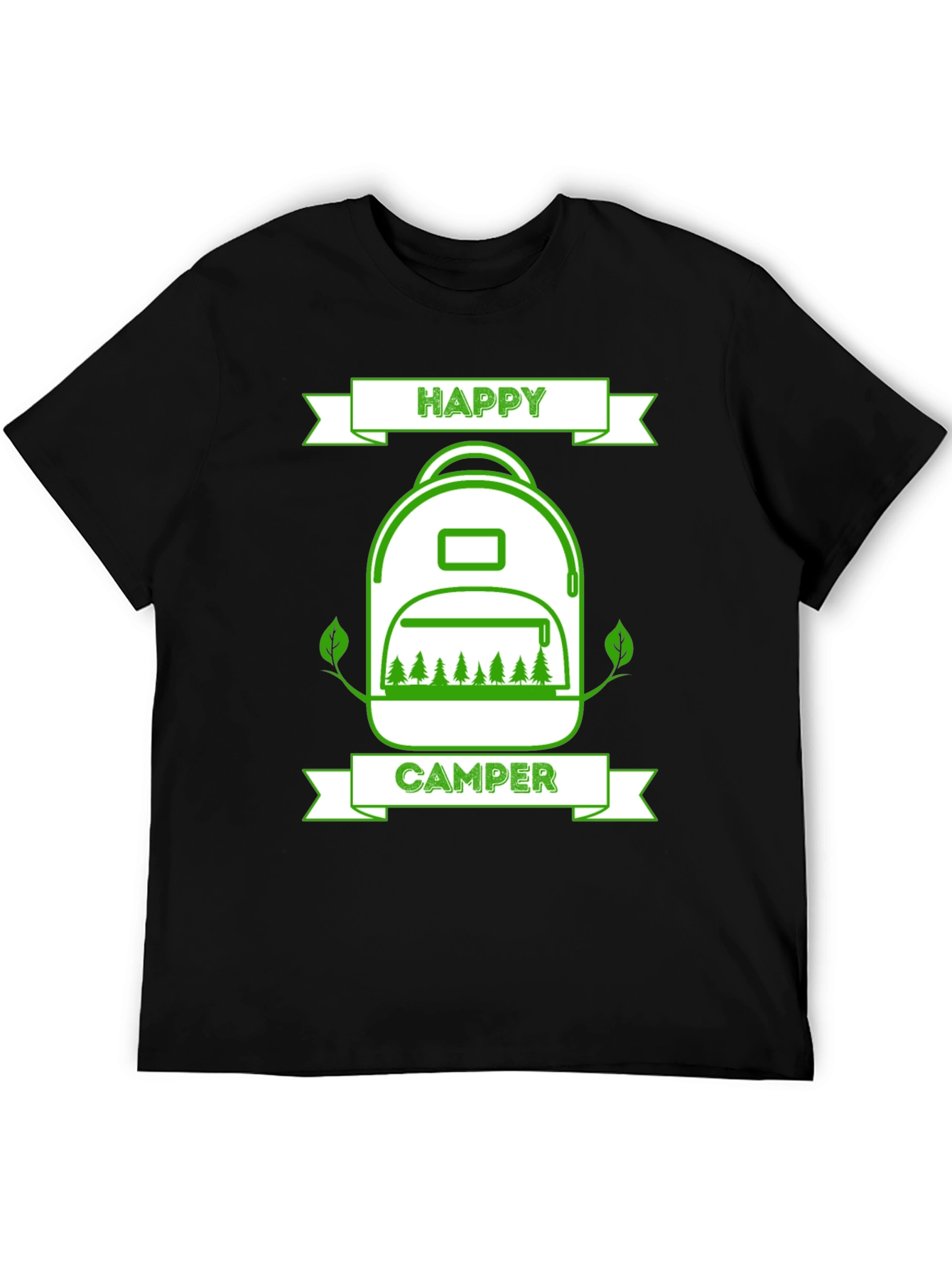 Happy Camper T-Shirt: Outdoor Adventure Apparel