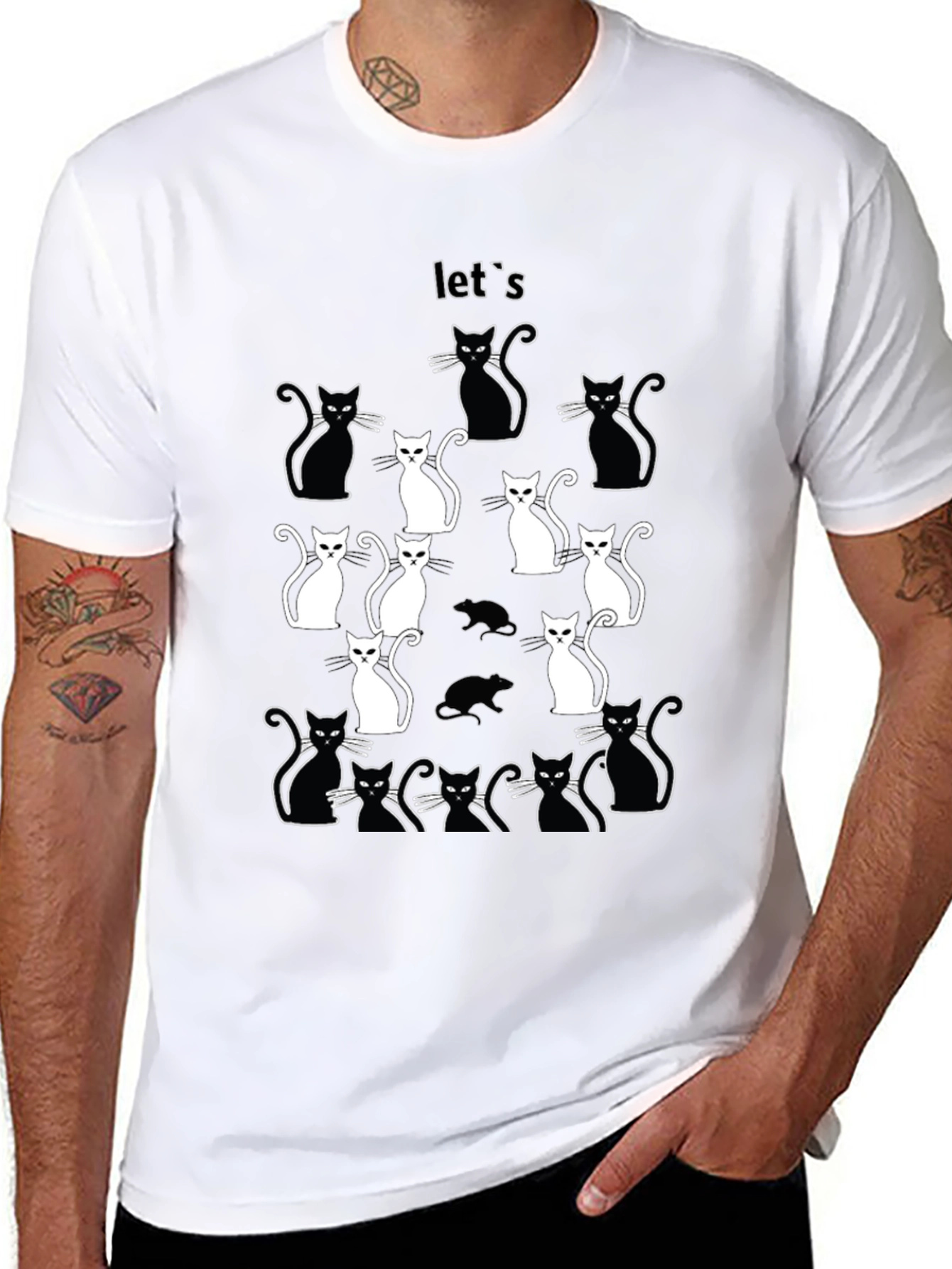 Cats & Rats Graphic T-Shirt