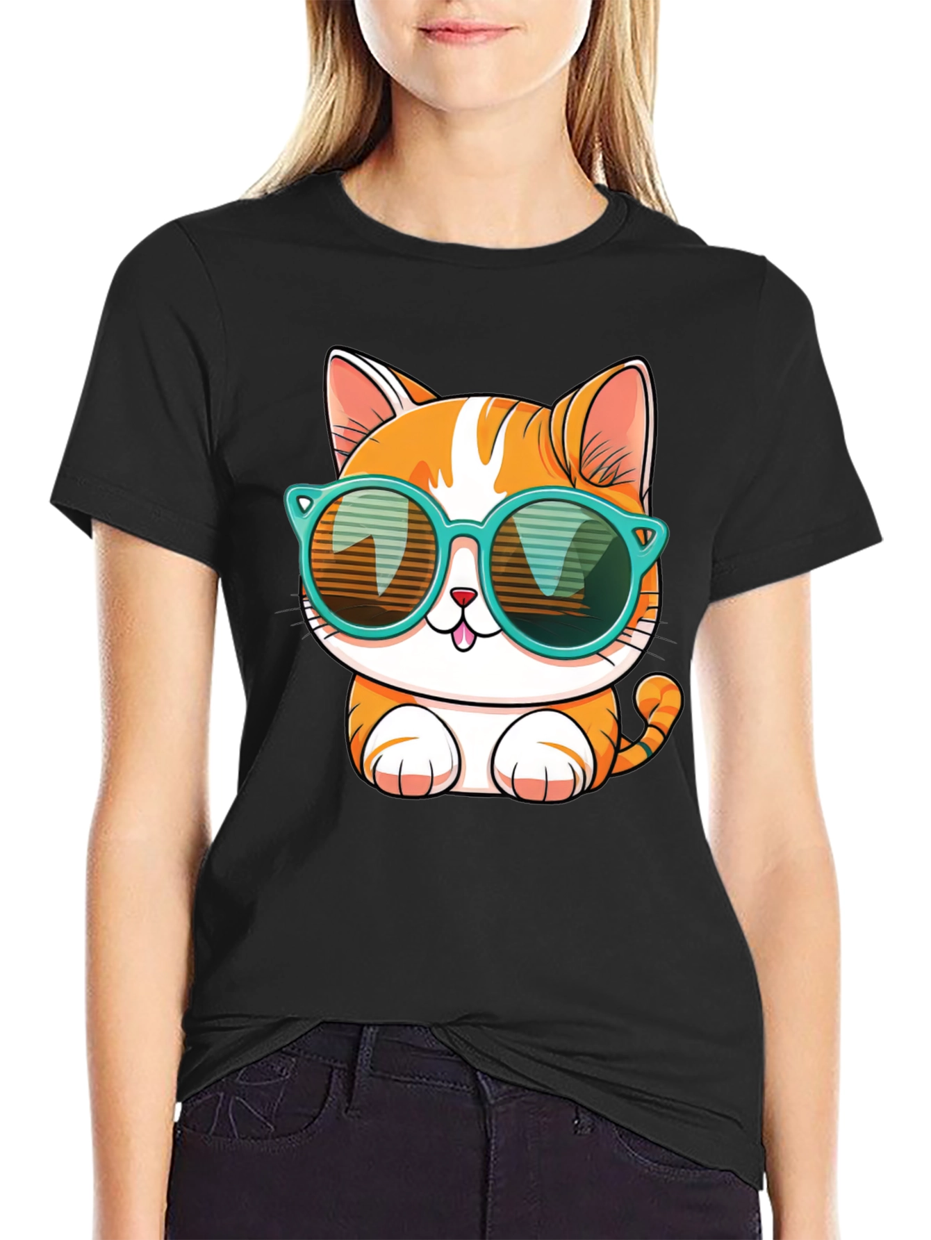 Cool Cat Graphic Tee