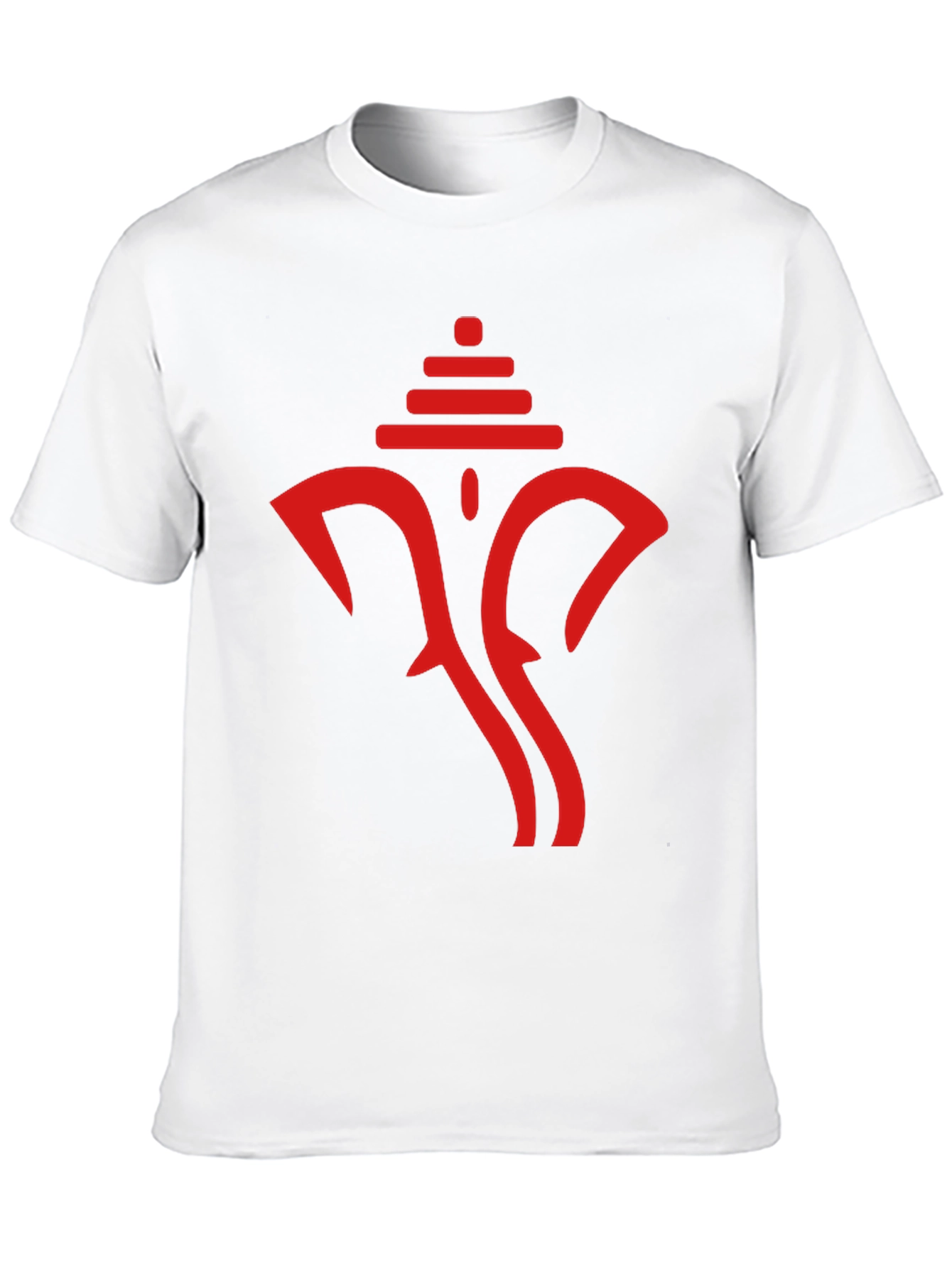 Modern Ganesha Graphic Tee - Black