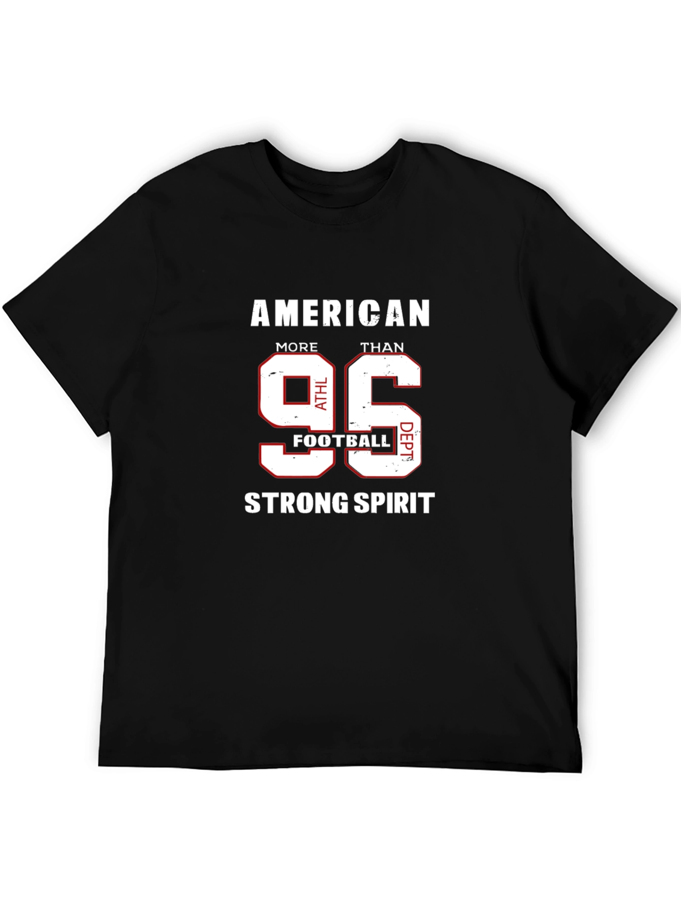 American Football Strong Spirit Graphic T-Shirt