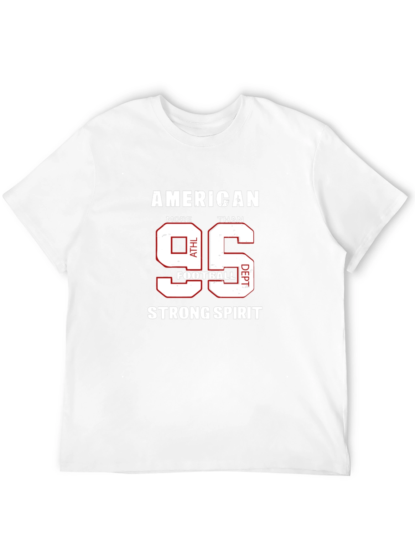 American Football Strong Spirit Graphic T-Shirt