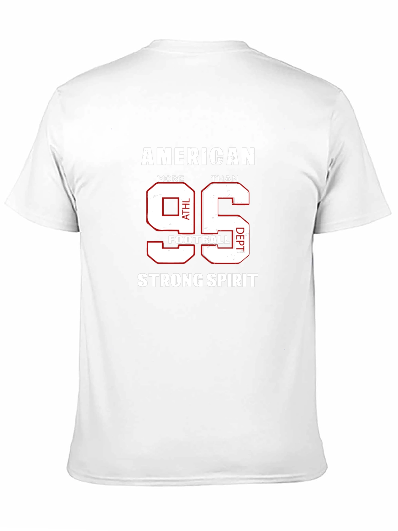 American Football Strong Spirit Graphic T-Shirt