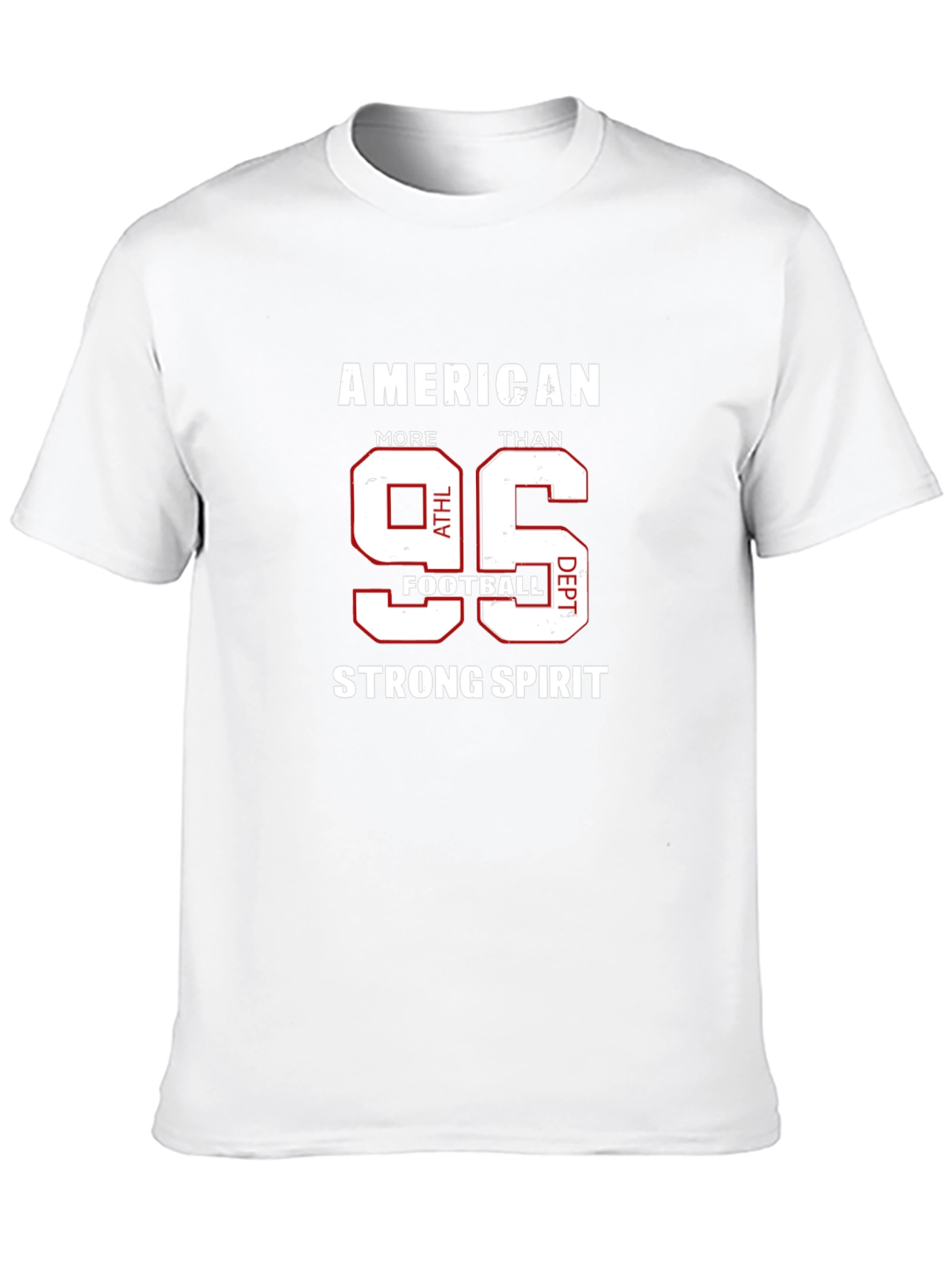 American Football Strong Spirit Graphic T-Shirt