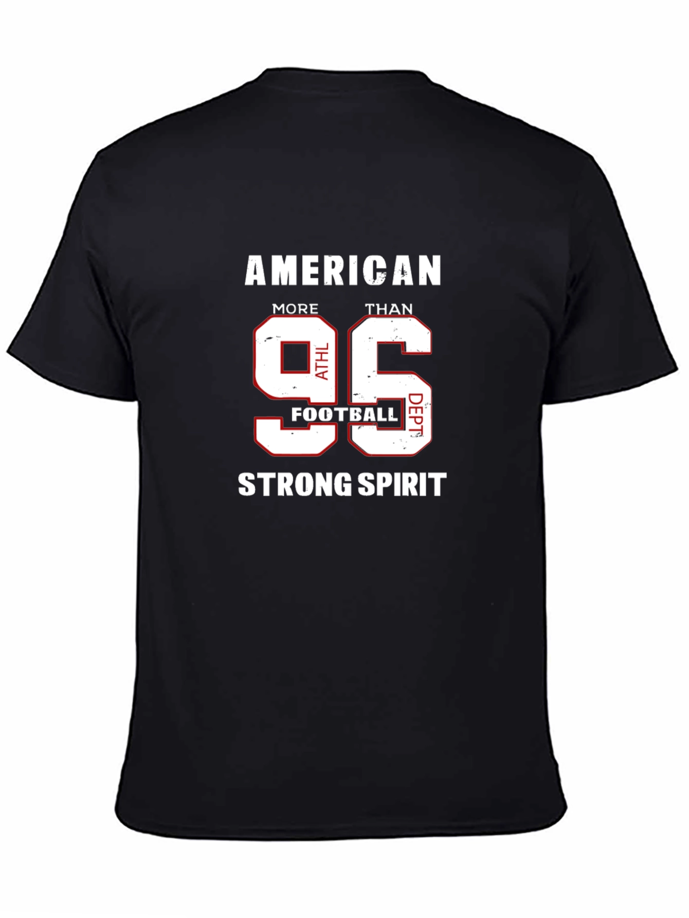 American Football Strong Spirit Graphic T-Shirt
