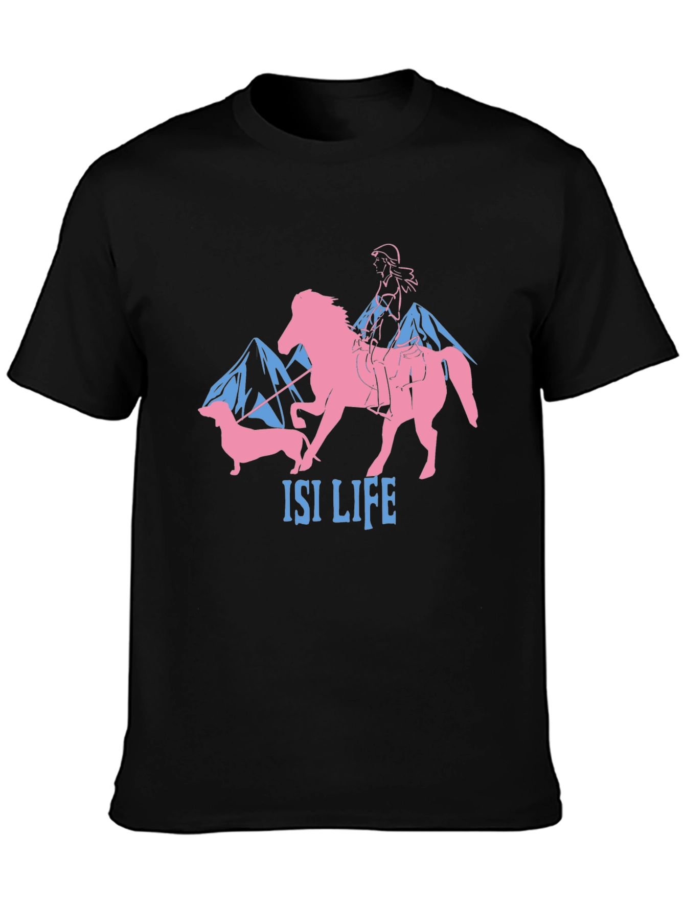 Equestrian & Dachshund Graphic Tee