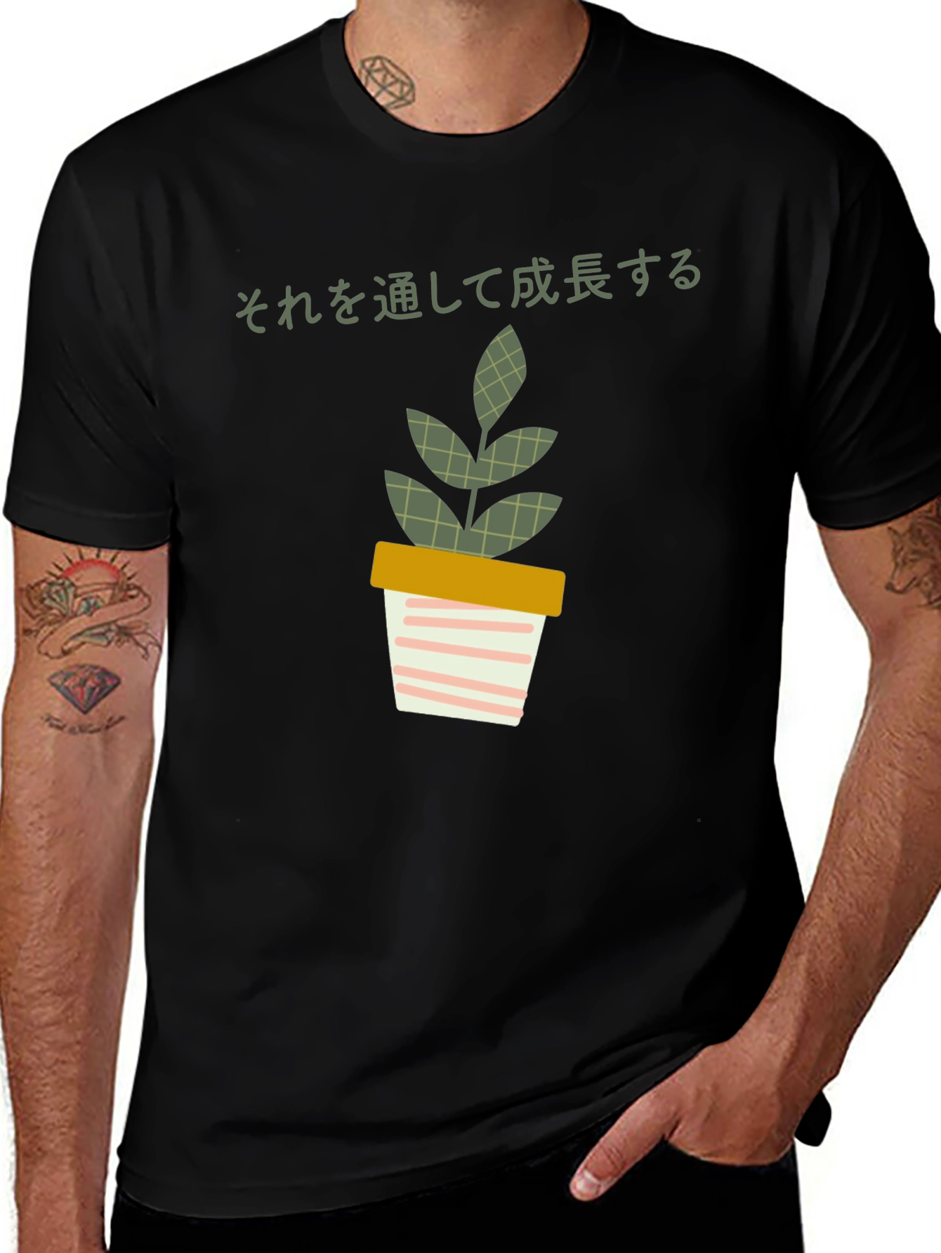 Stylish Plant Graphic Tee