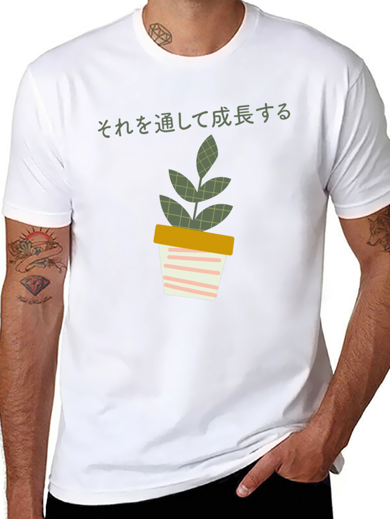 Stylish Plant Graphic Tee