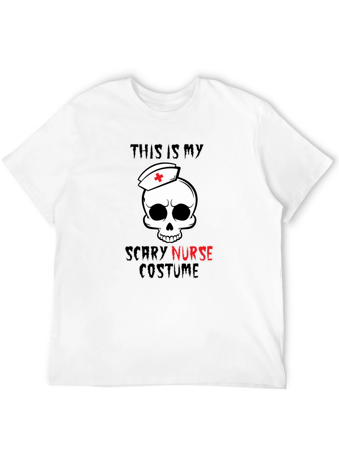 Scary Nurse Costume T-Shirt - Halloween Tee