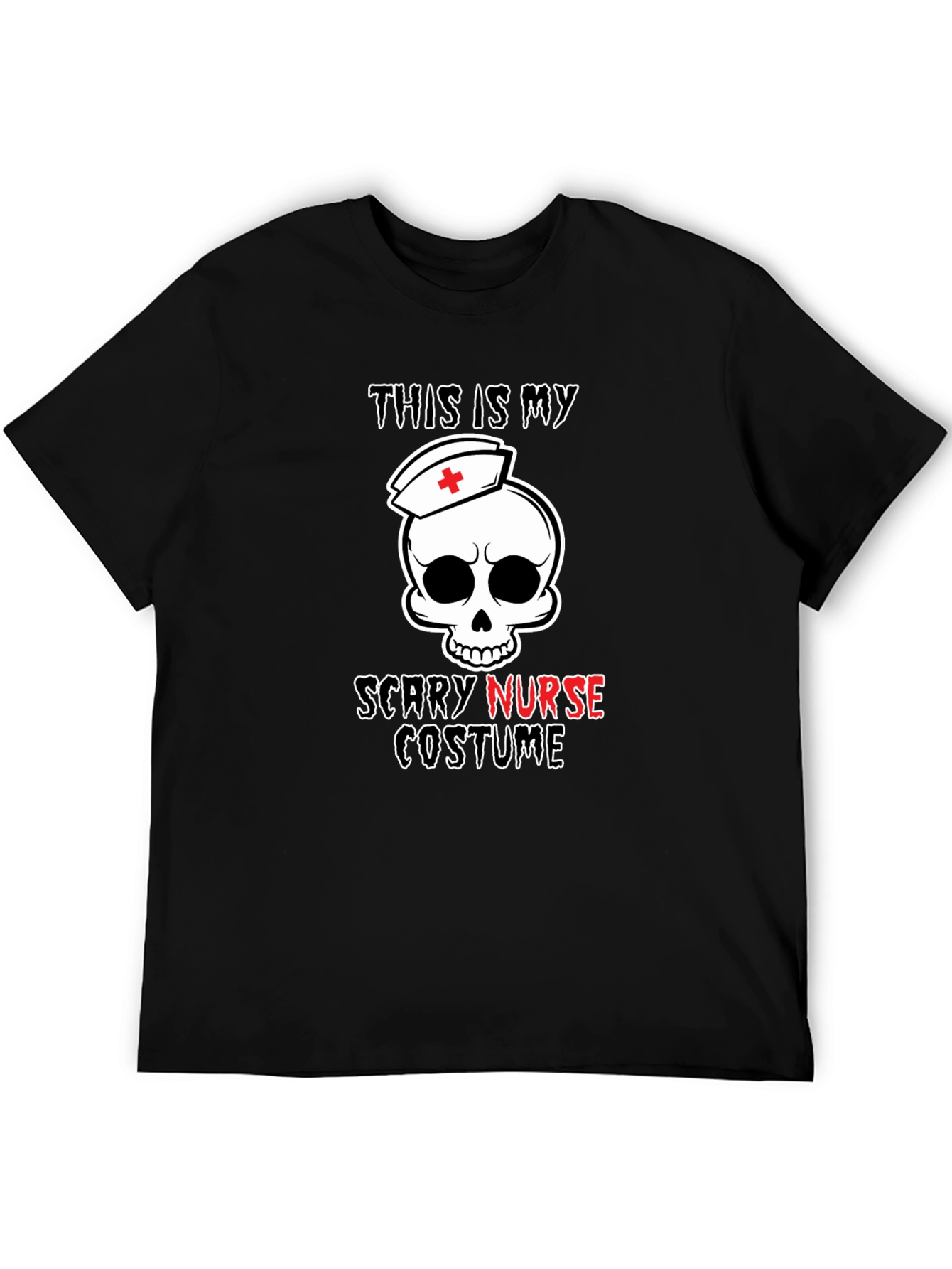 Scary Nurse Costume T-Shirt - Halloween Tee