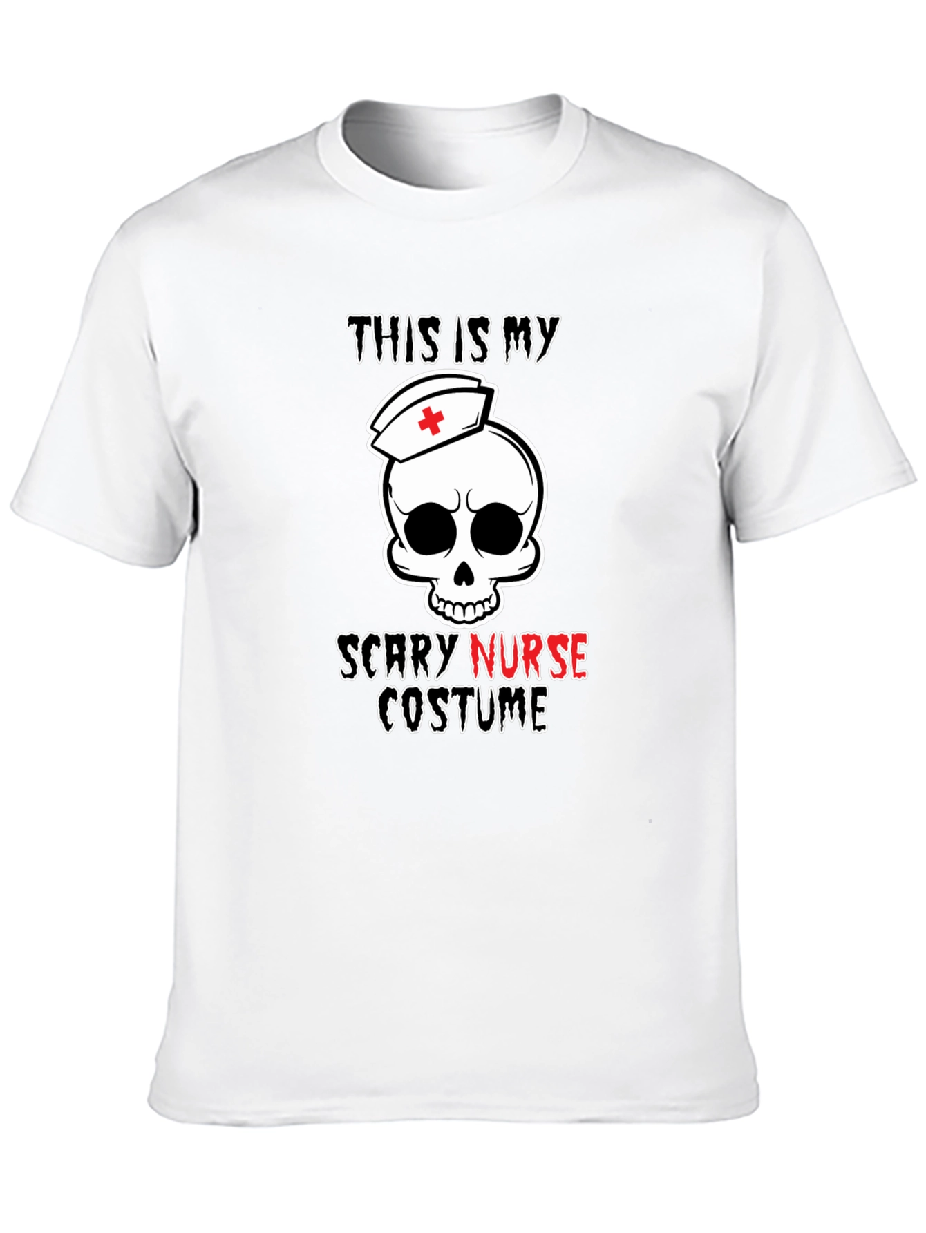 Scary Nurse Costume T-Shirt - Halloween Tee