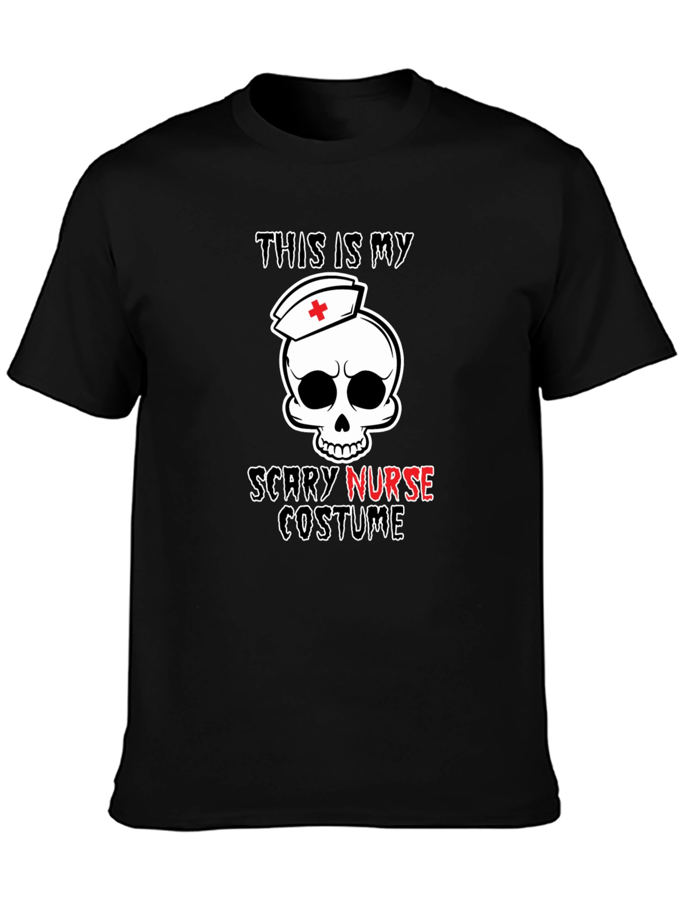 Scary Nurse Costume T-Shirt - Halloween Tee