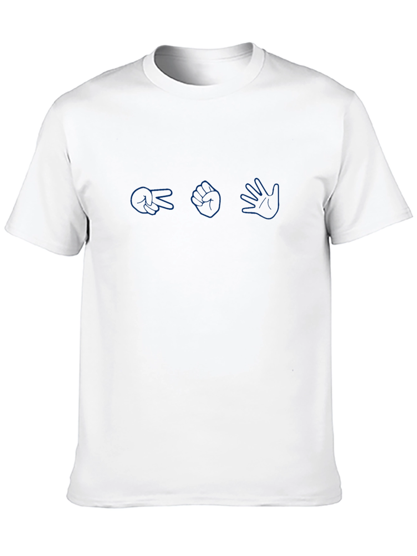Rock Paper Scissors Black T-Shirt