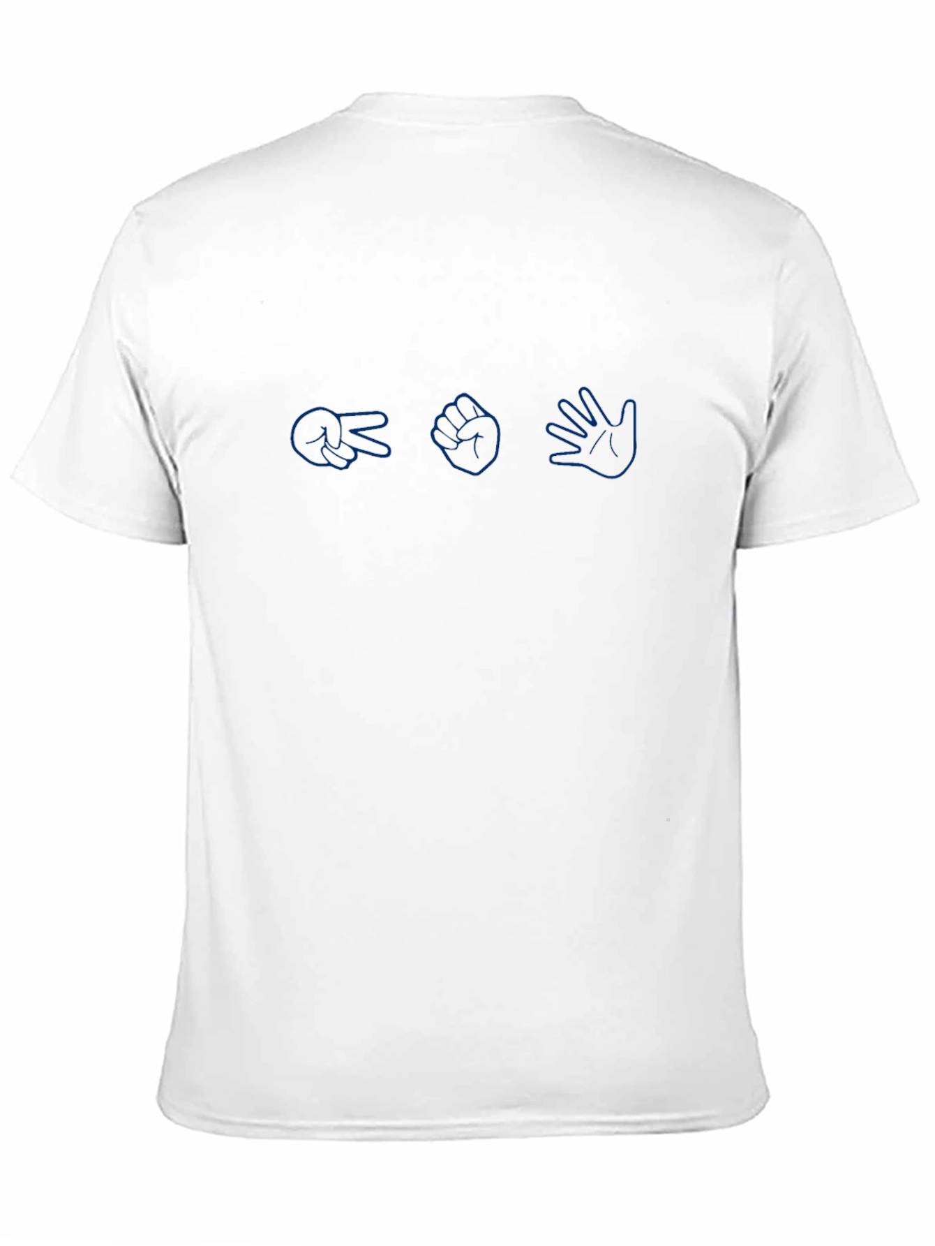 Rock Paper Scissors Black T-Shirt
