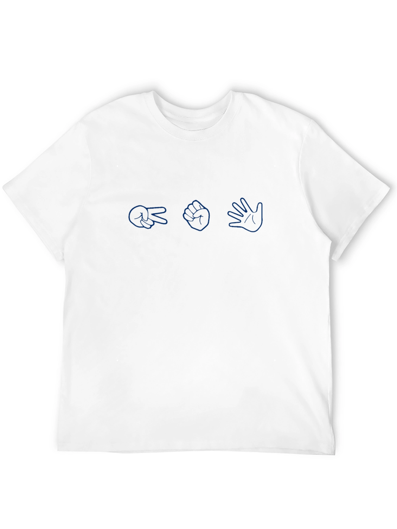 Rock Paper Scissors Black T-Shirt