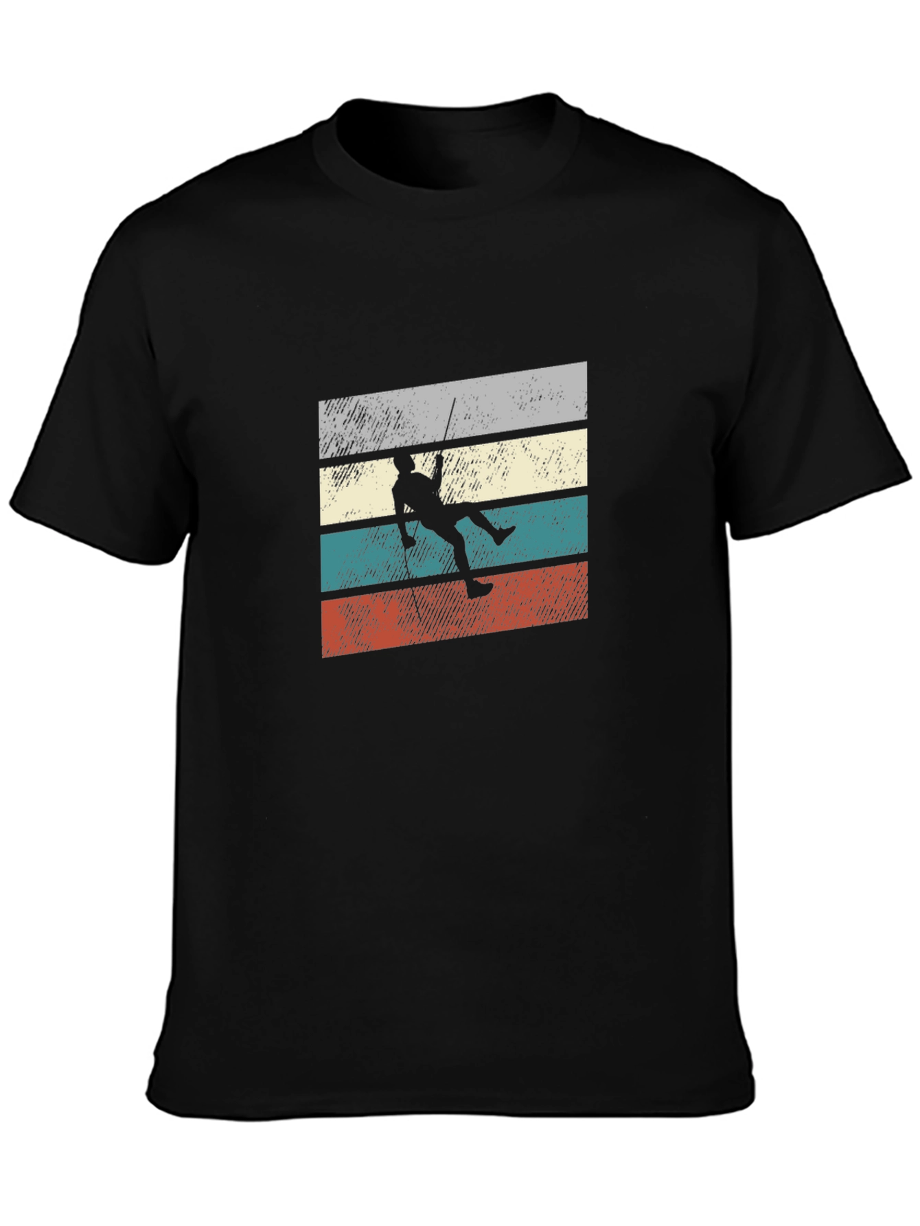 Retro Climber T-Shirt - Black
