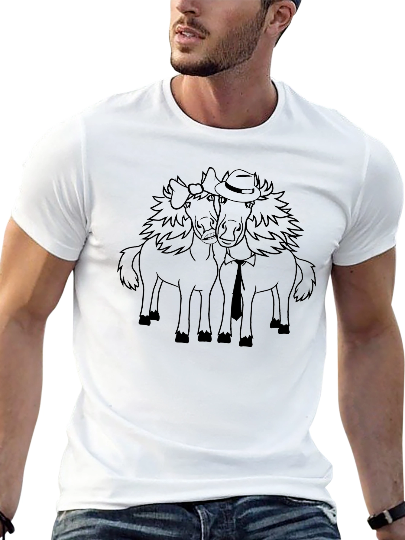 Horse Lovers T-Shirt Funny Equine Tee