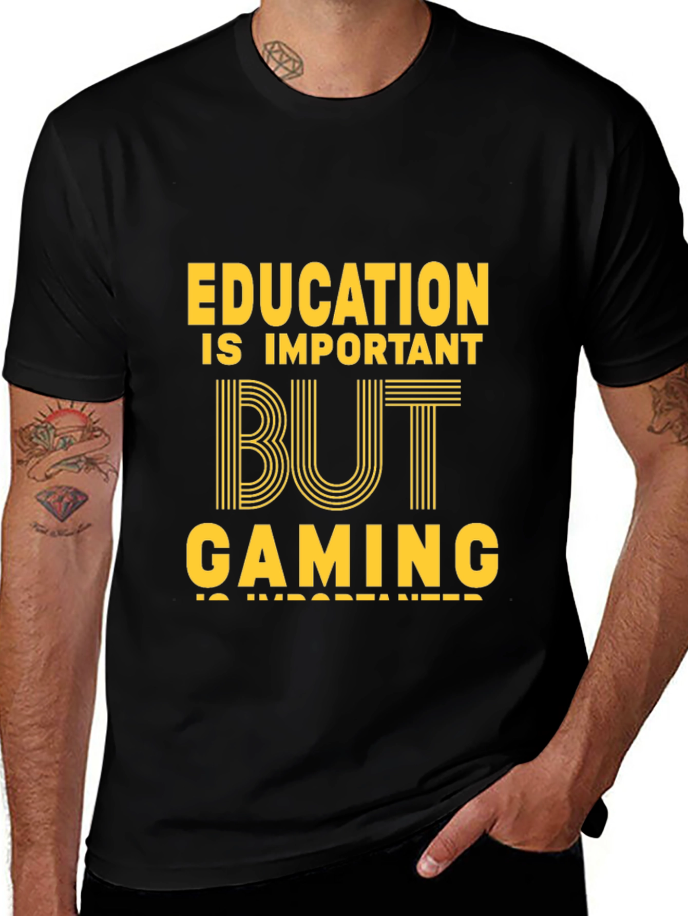 Education But Gaming T-Shirt - Gamer Gift