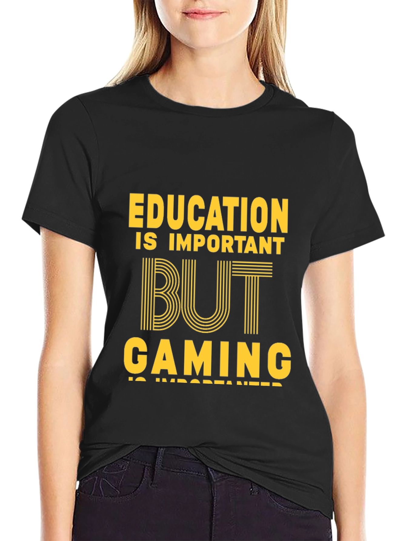 Education But Gaming T-Shirt - Gamer Gift
