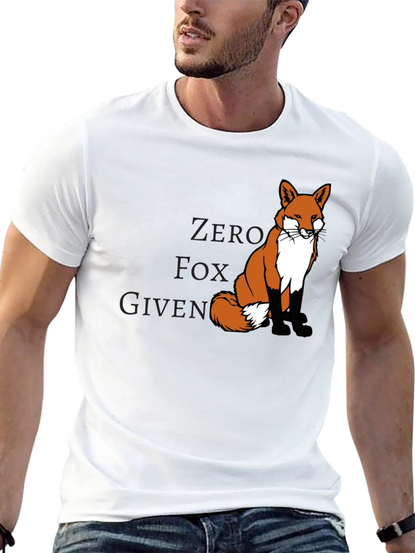 Zero Fox Given Mens Black Graphic Tee