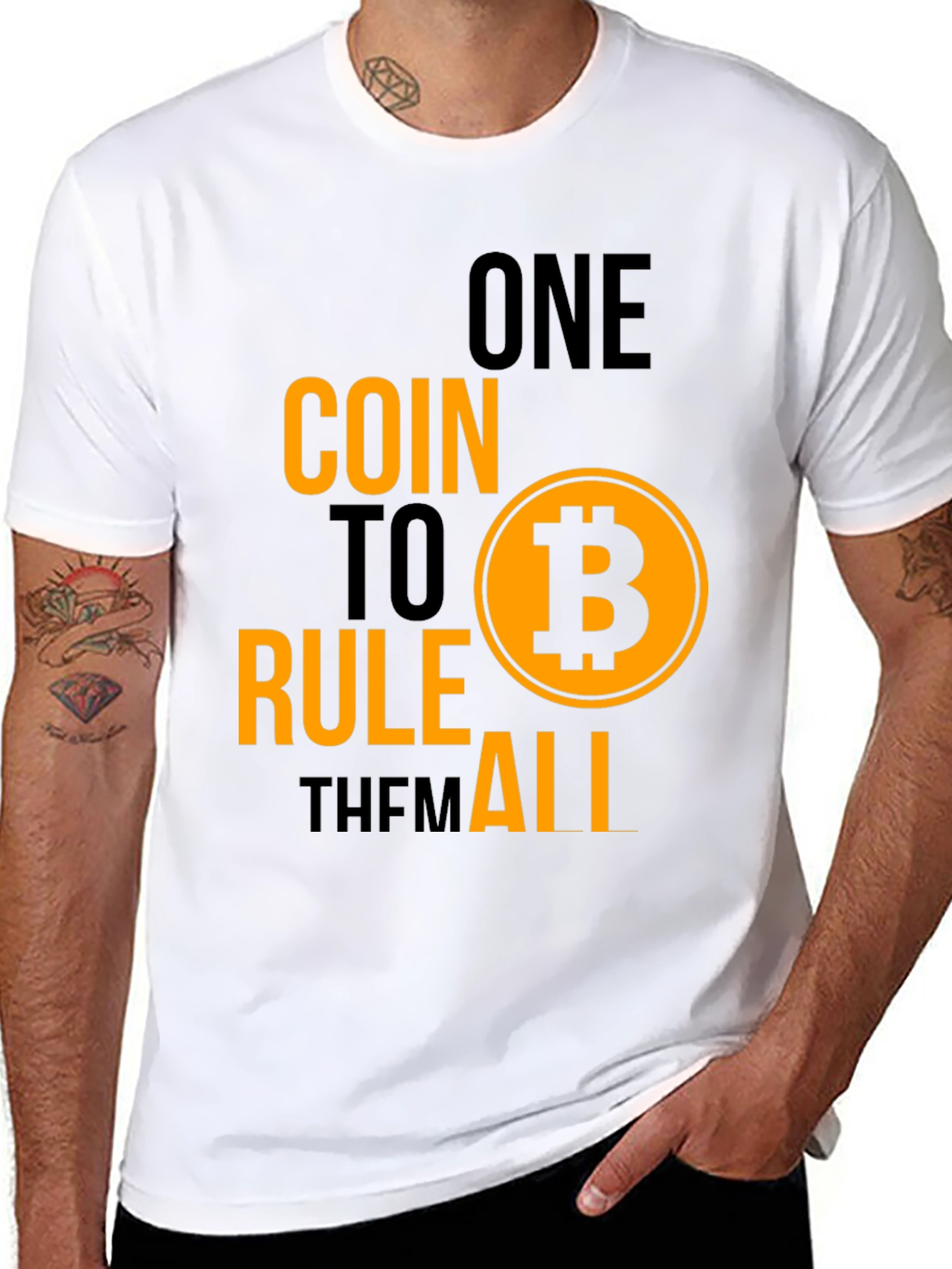 Bitcoin T-Shirt - One Coin to Rule Them All