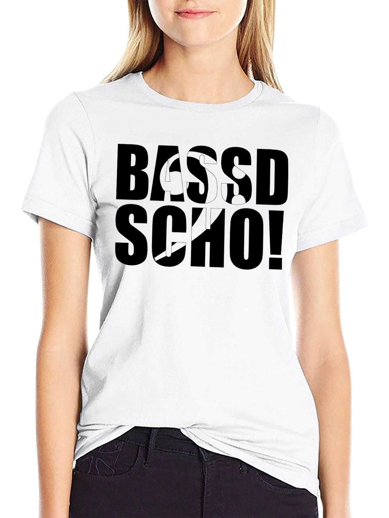 Bass School Black Graphic T-Shirt