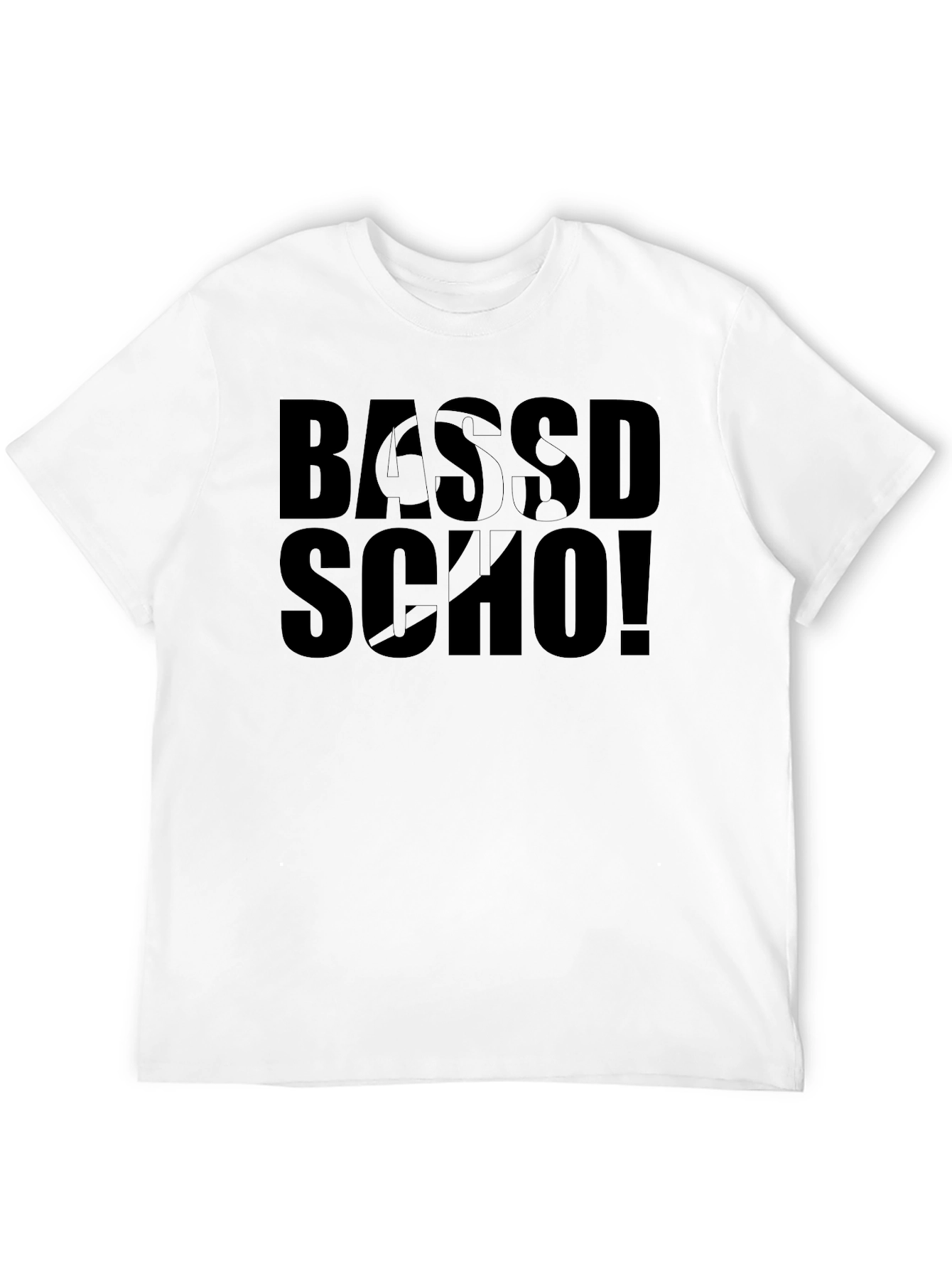 Bass School Black Graphic T-Shirt