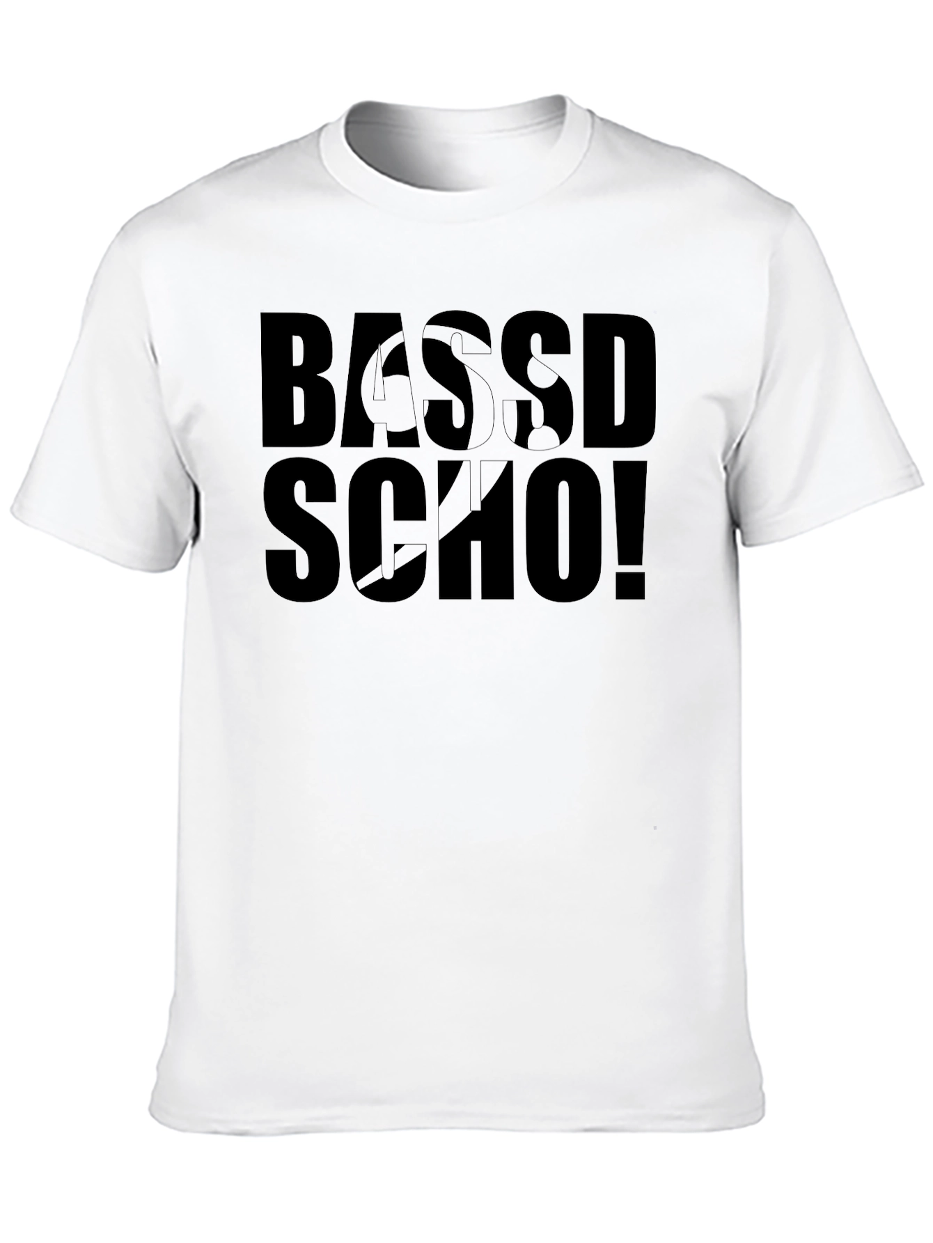 Bass School Black Graphic T-Shirt