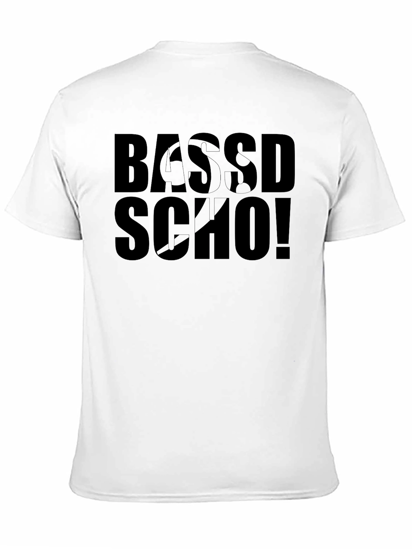 Bass School Black Graphic T-Shirt