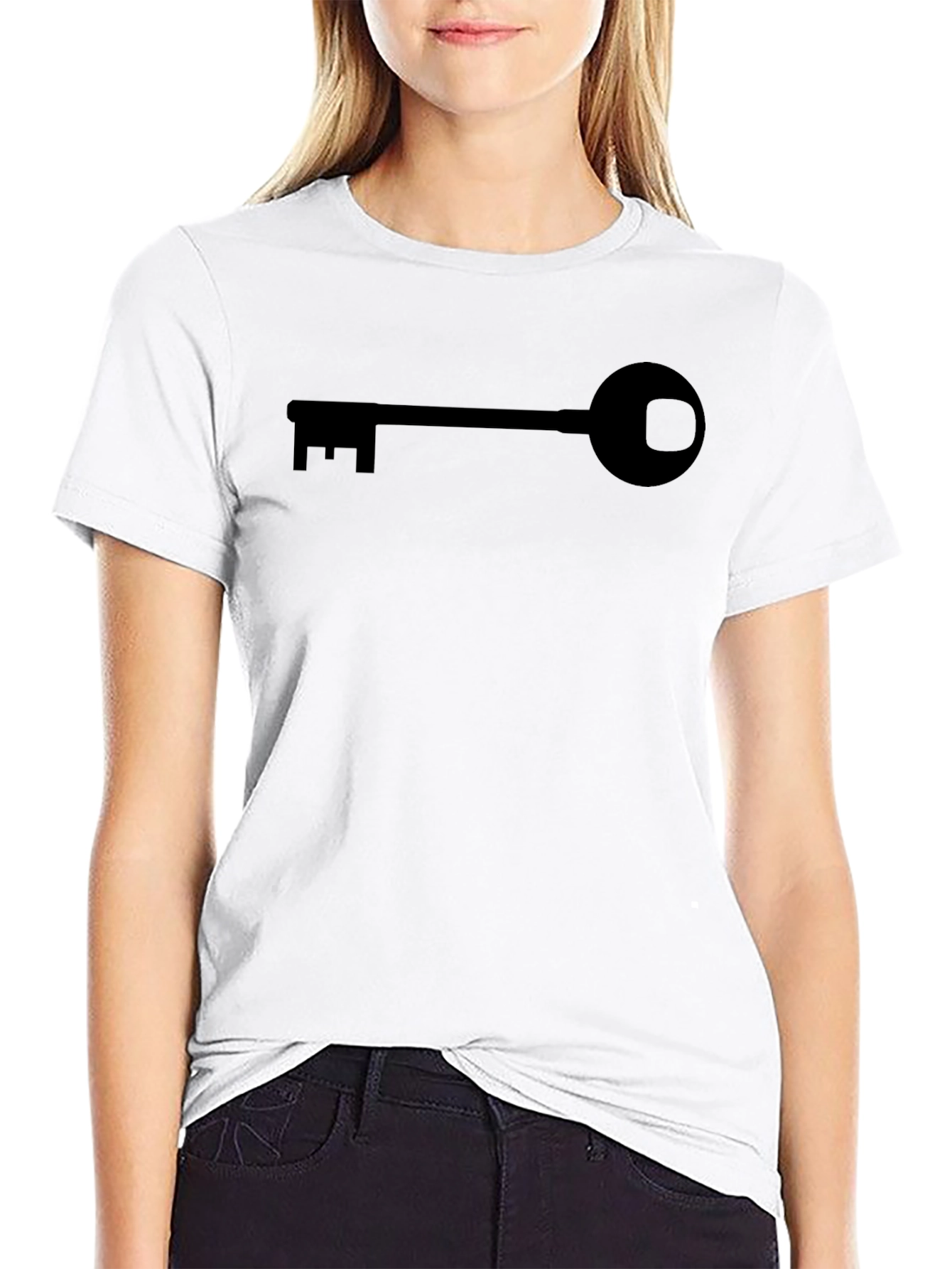 Key Graphic T-Shirt - Modern Minimalist Design