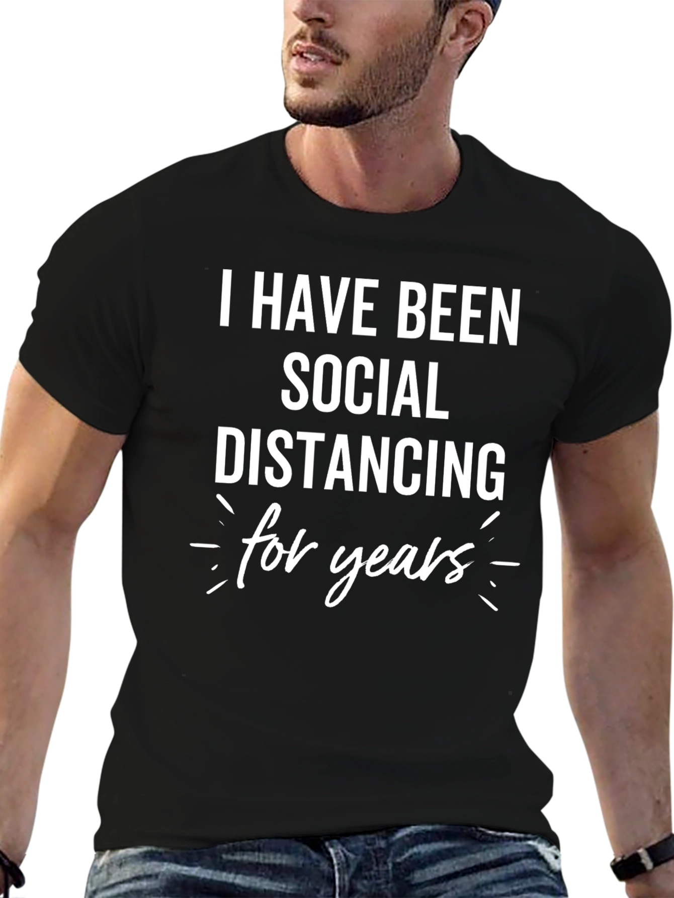 Social Distancing Graphic T-Shirt