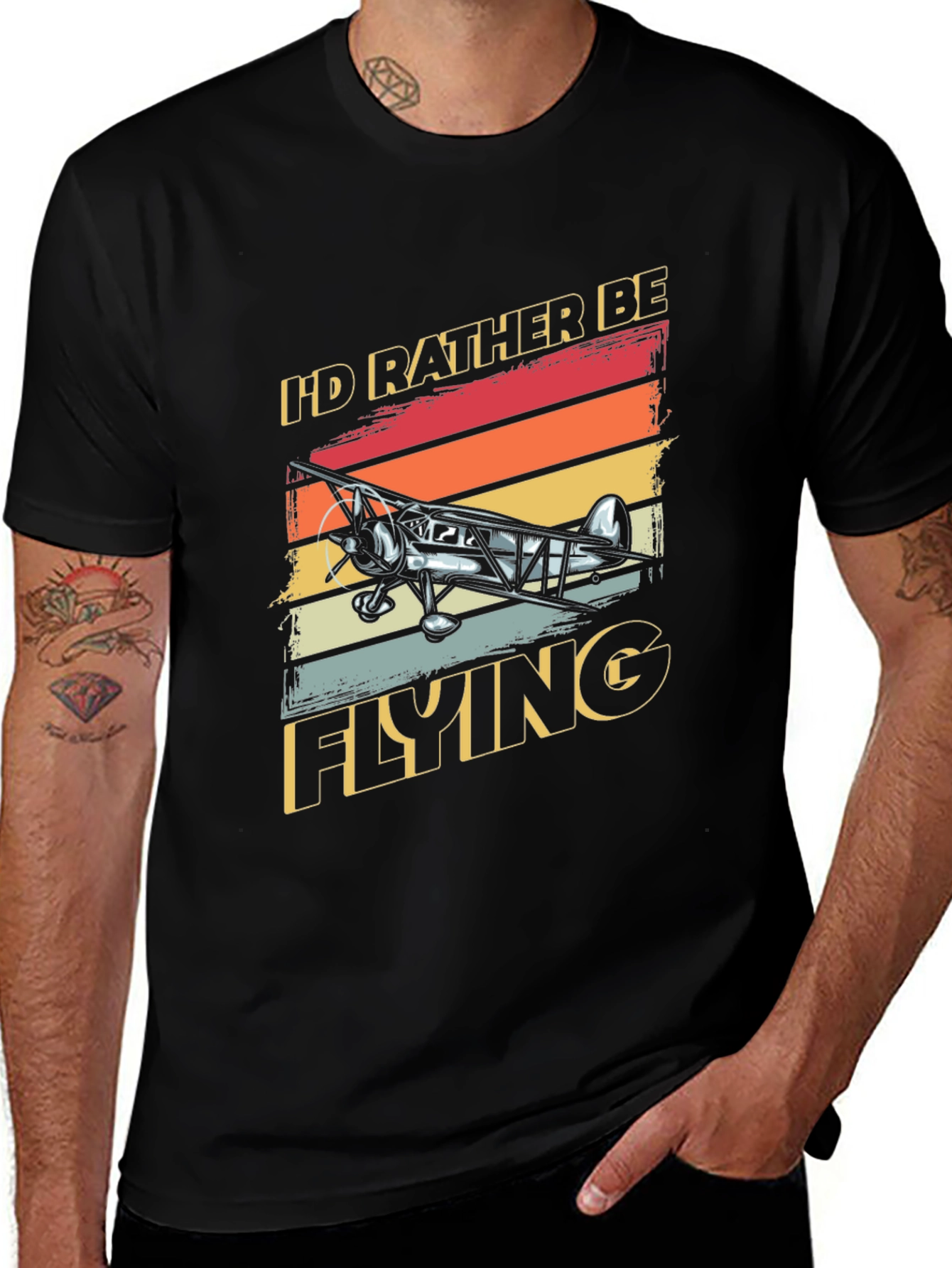 Id Rather Be Flying - Pilot T-Shirt